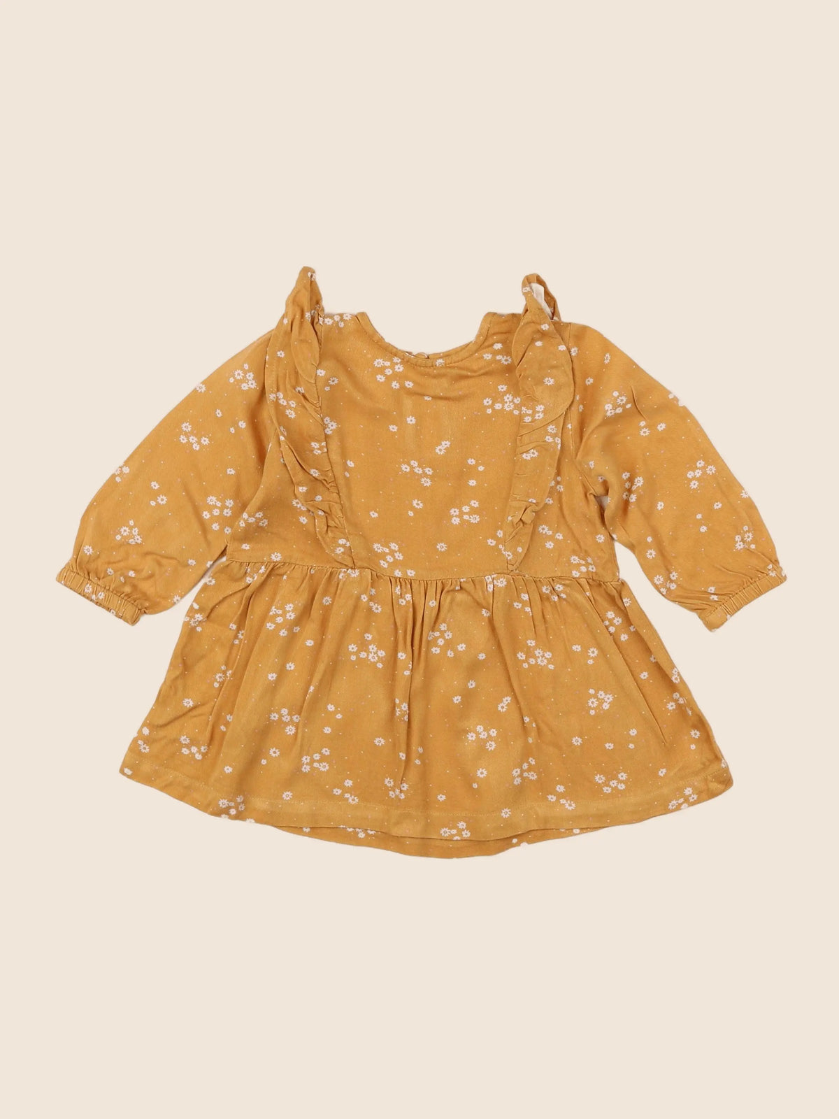 Vertbaudet - robe jaune - 12 mois