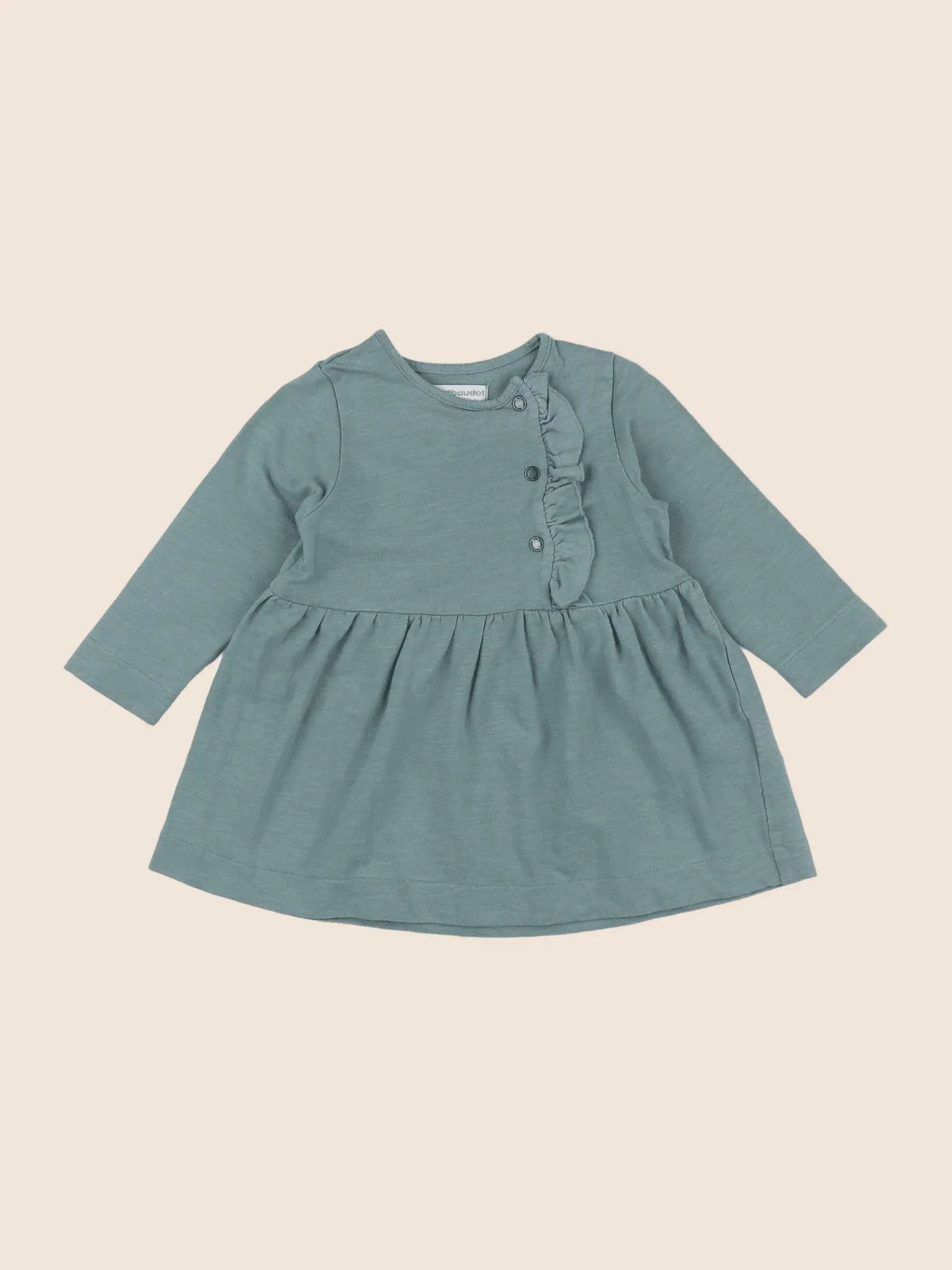 Vertbaudet - robe vert - 12 mois