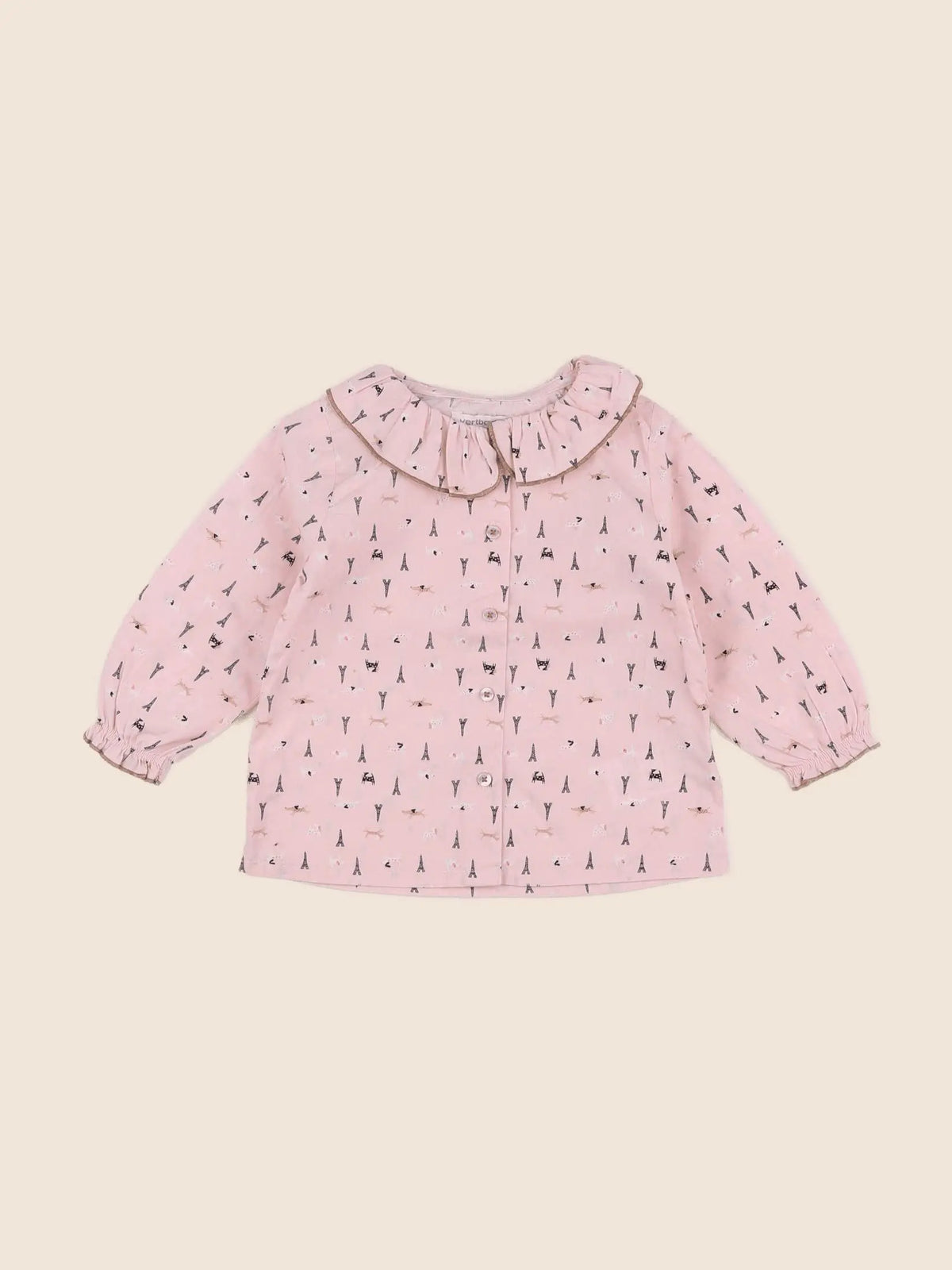 Vertbaudet - blouse rose - 18 mois