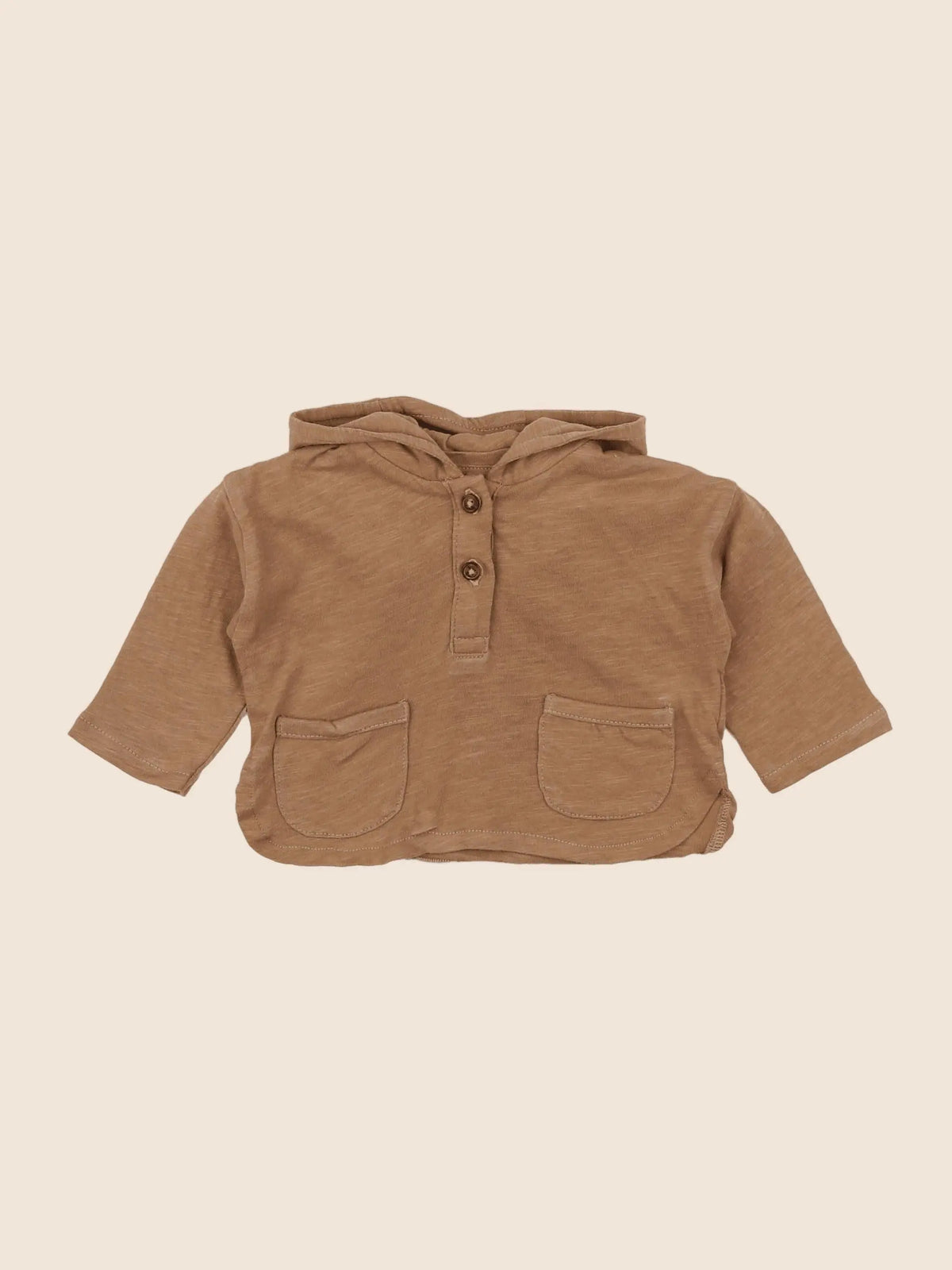 Vertbaudet - tee-shirt marron - 3 mois