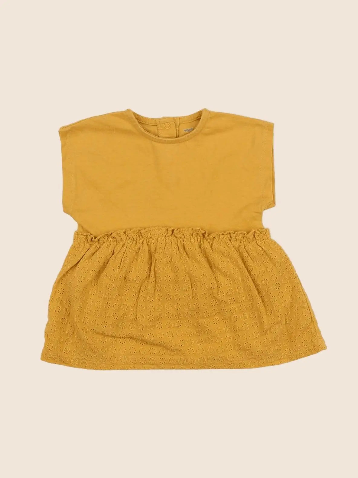 Vertbaudet - robe jaune - 3 mois