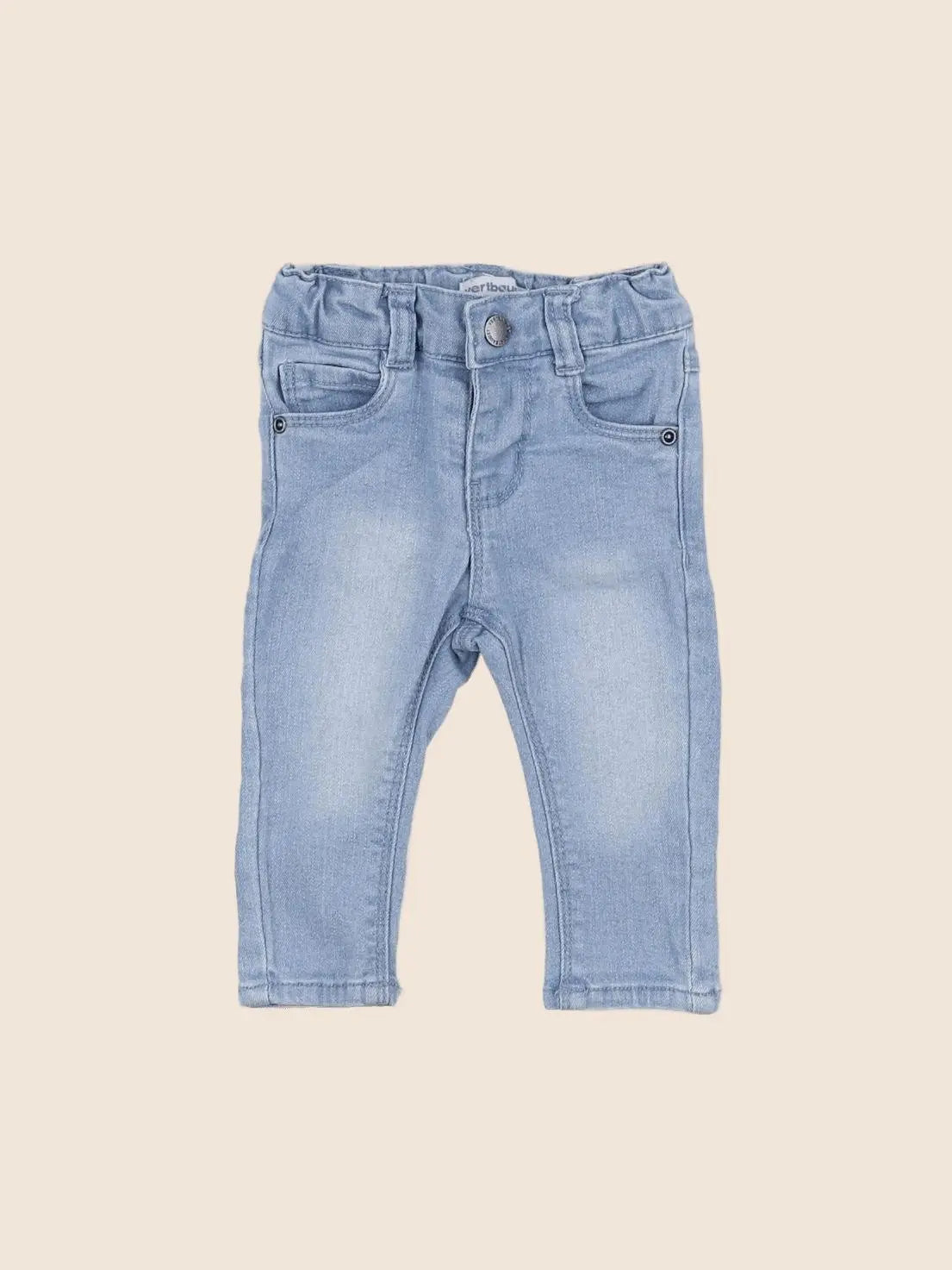 Vertbaudet - jean bleu - 3 mois