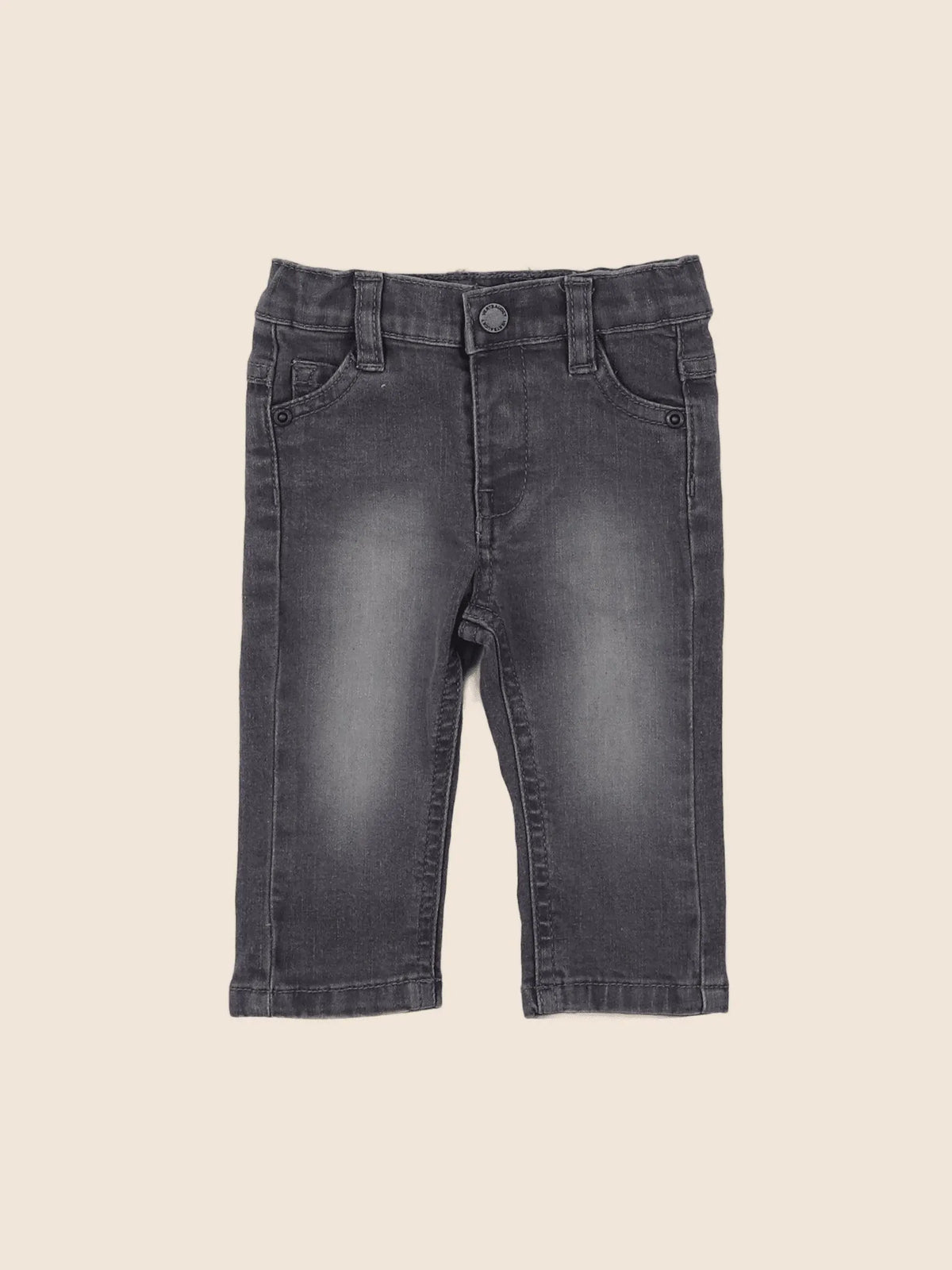 Vertbaudet - jean gris - 3 mois