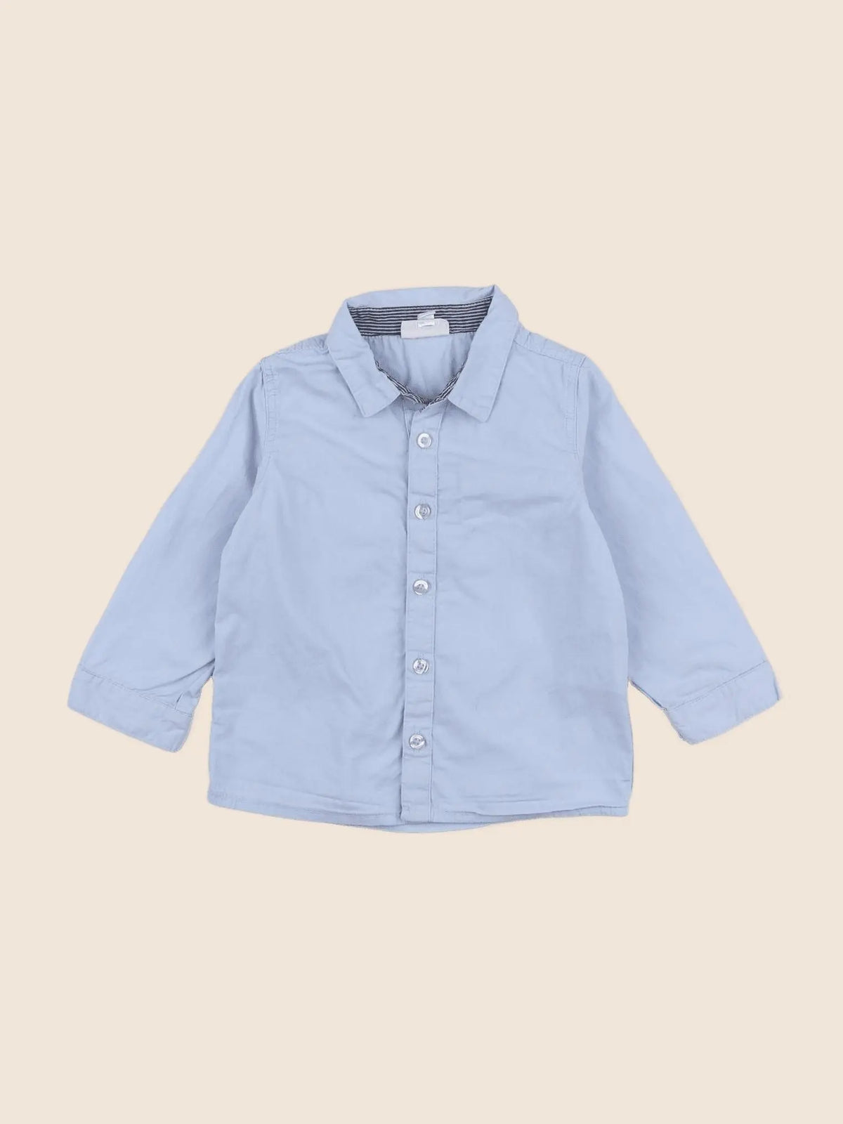 Vertbaudet - chemise bleu - 18 mois