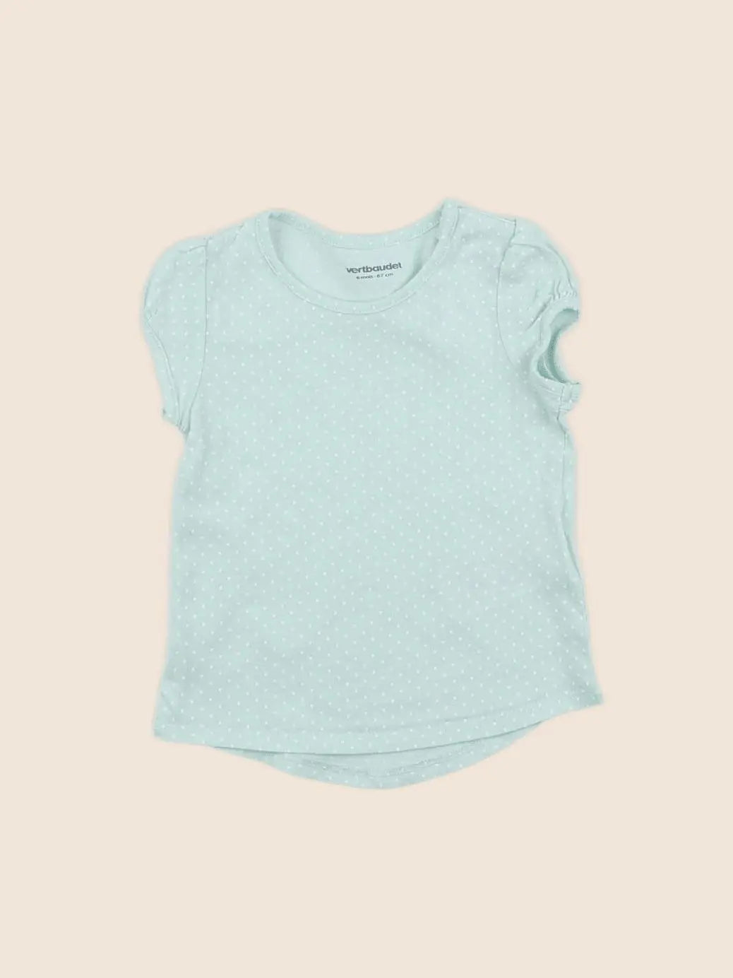 Vertbaudet - tee-shirt bleu - 9 mois