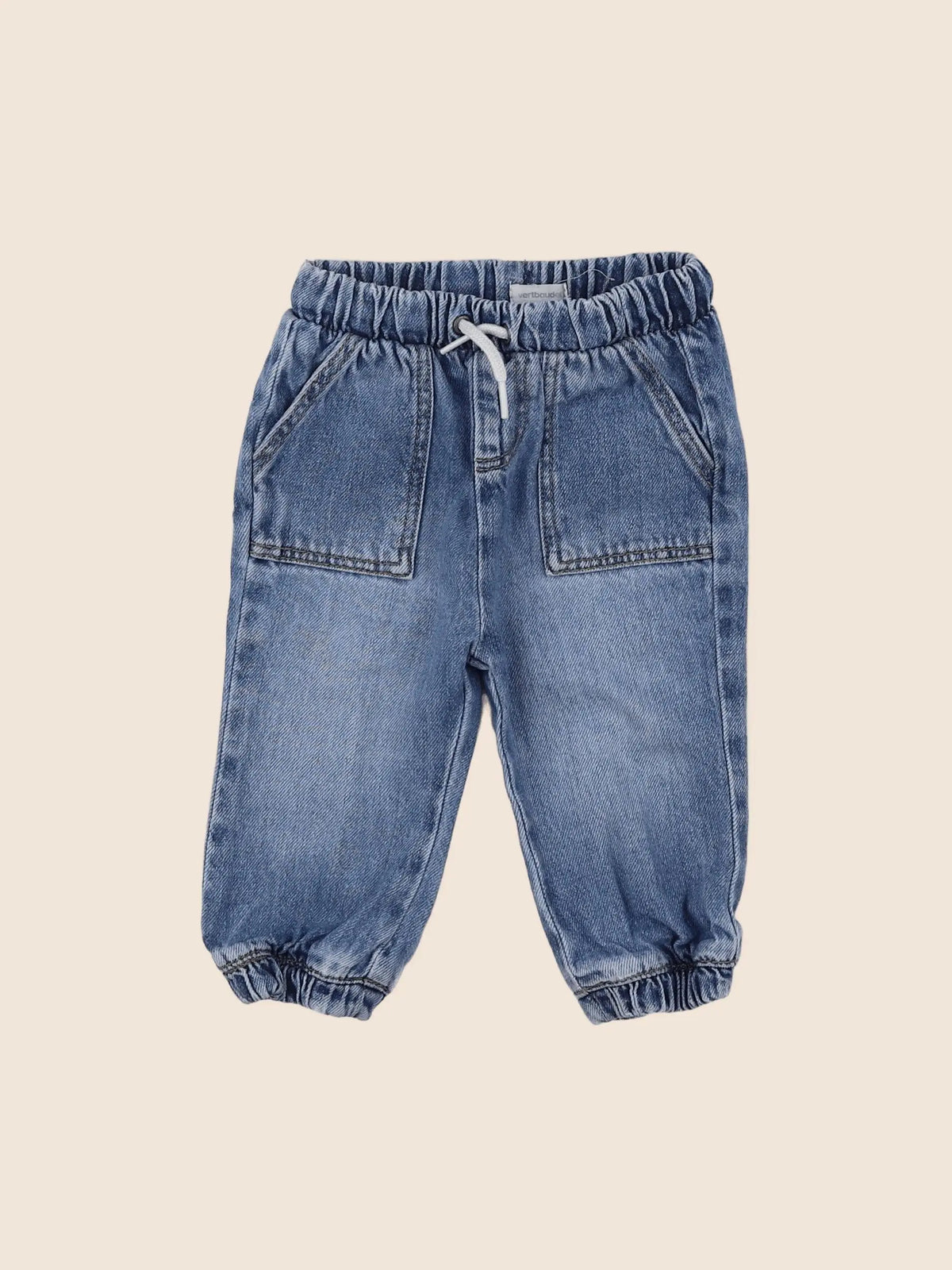 Vertbaudet - jean bleu - 9 mois
