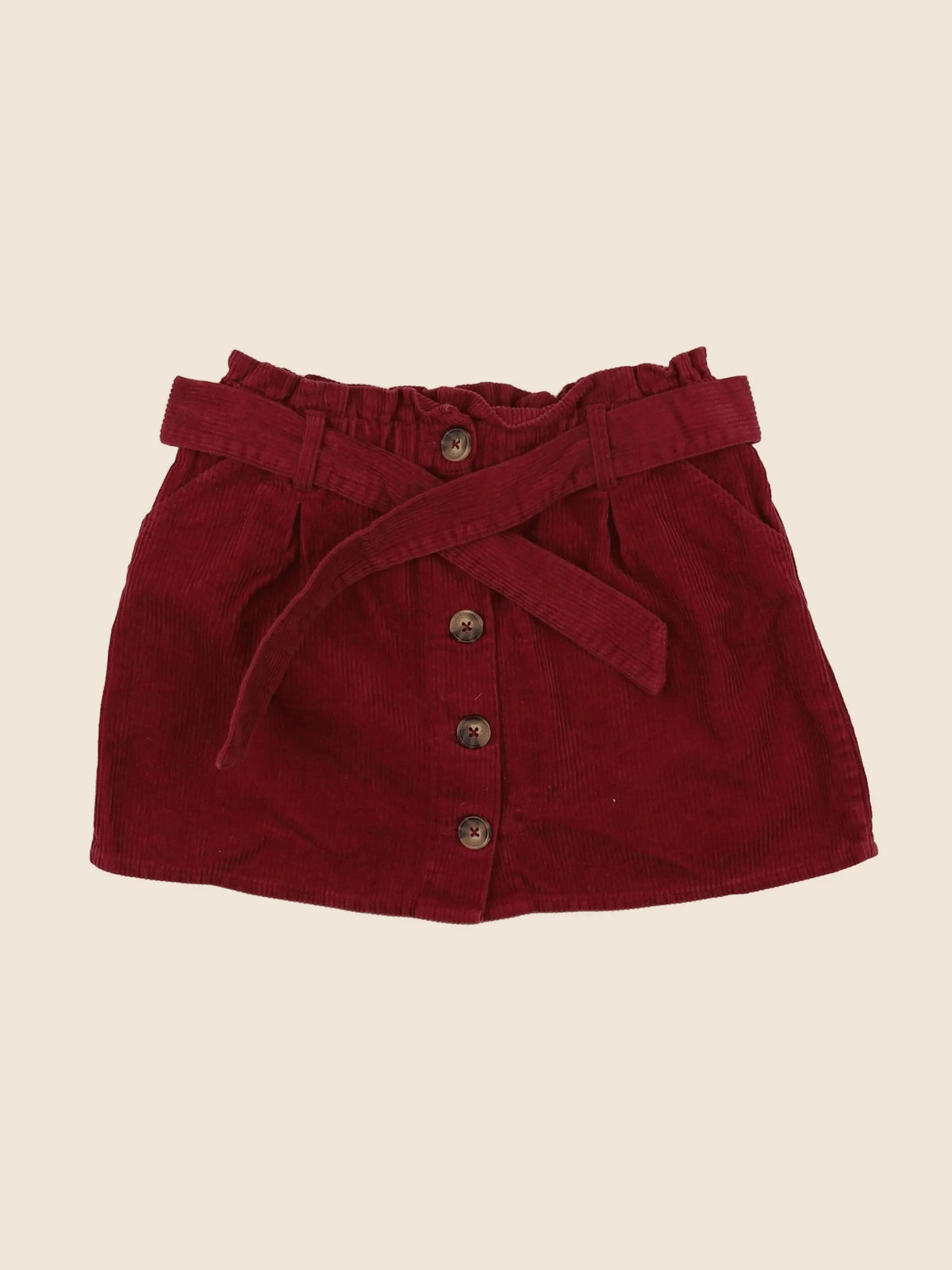 Vertbaudet - jupe rouge - 10 ans