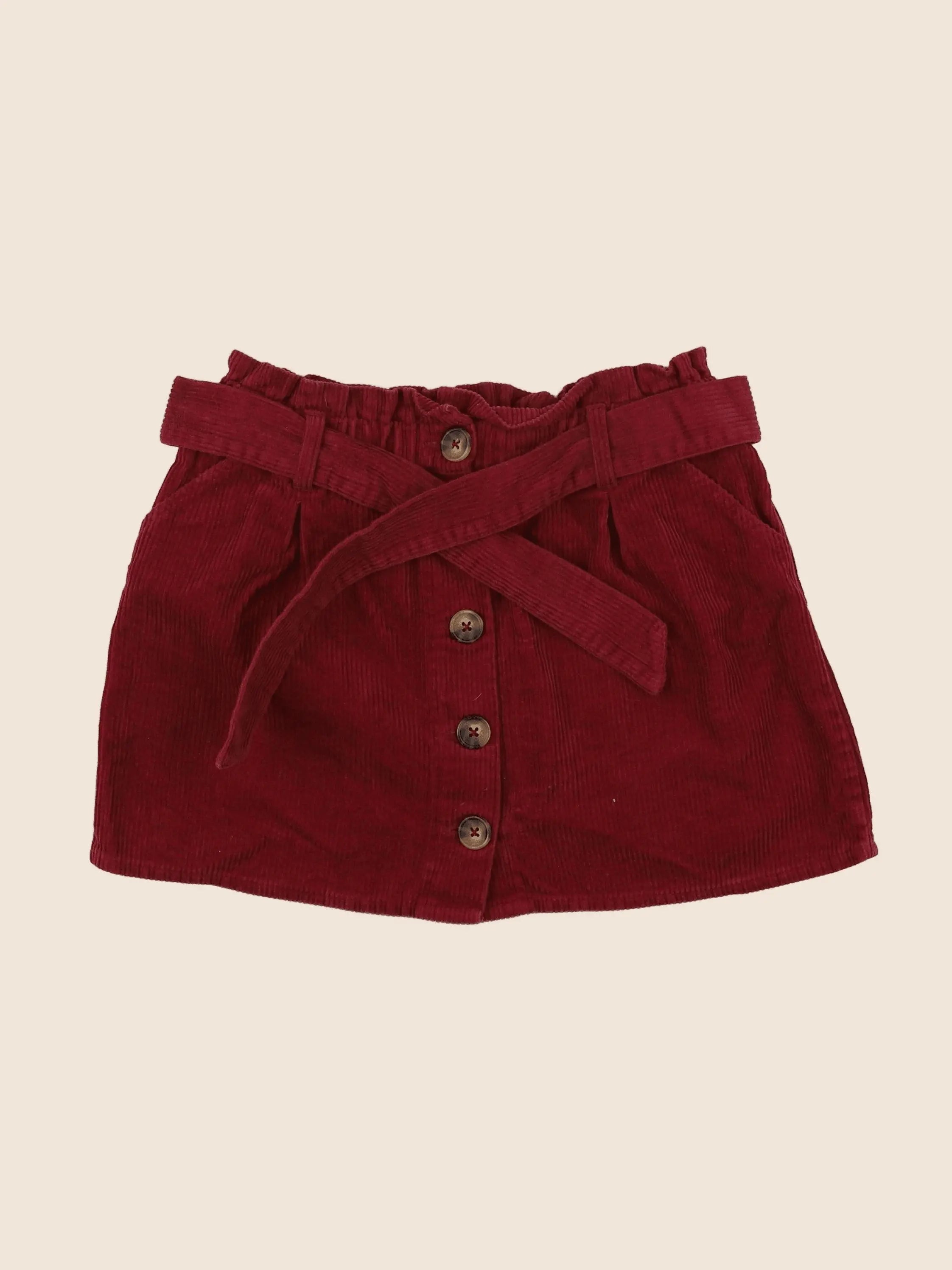 Vertbaudet - jupe rouge - 10 ans