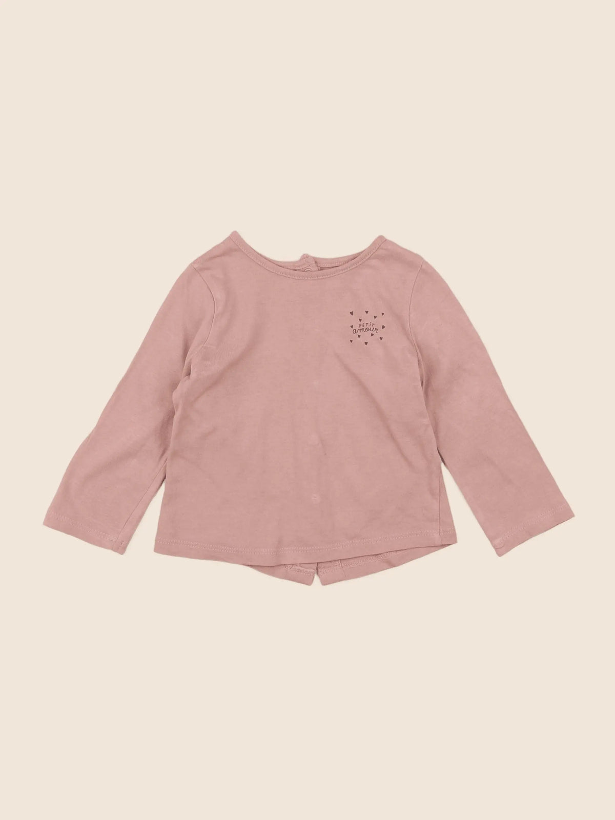 Vertbaudet - tee-shirt rose - 3 mois
