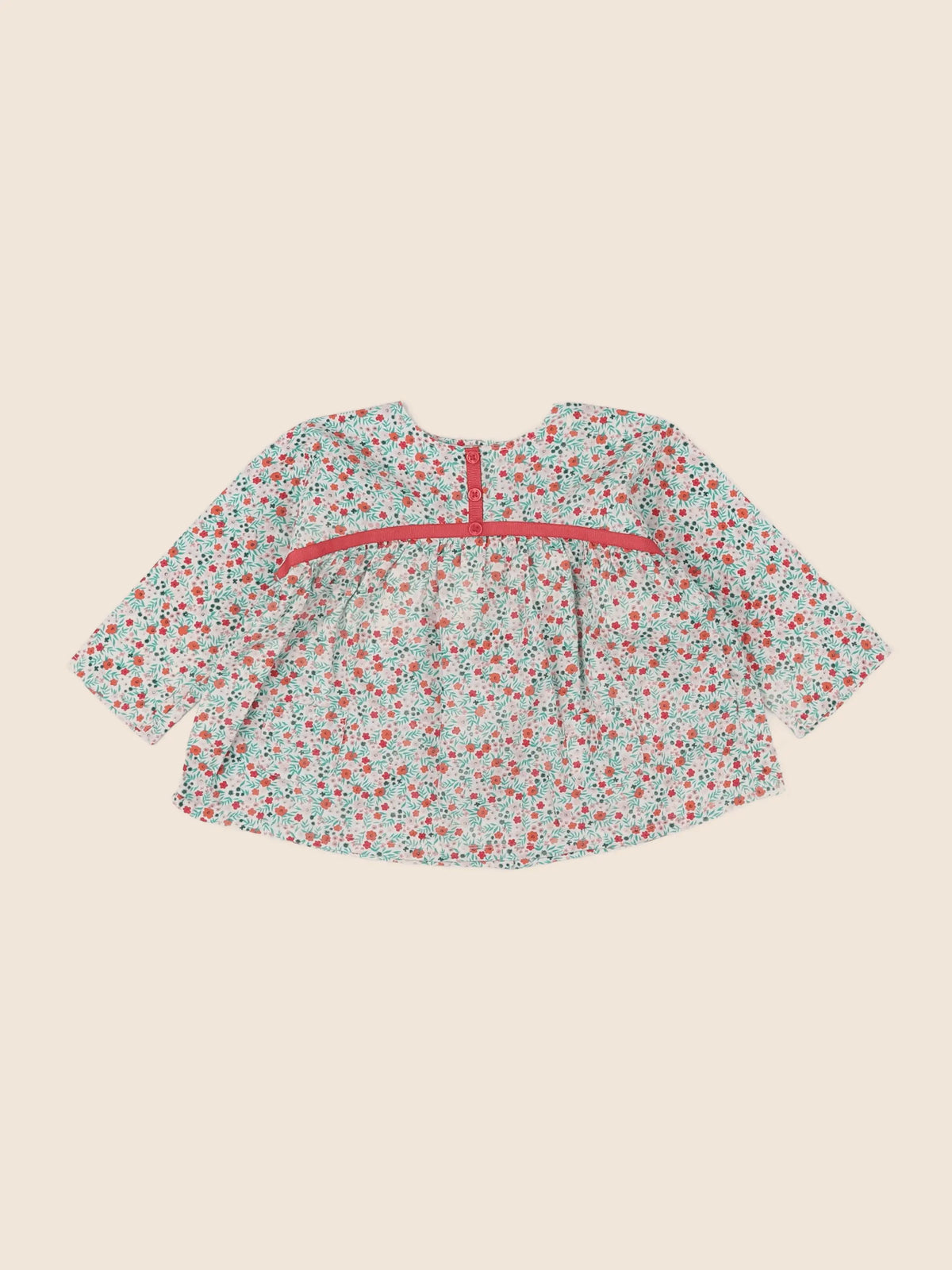Vertbaudet - blouse vert - 12 mois