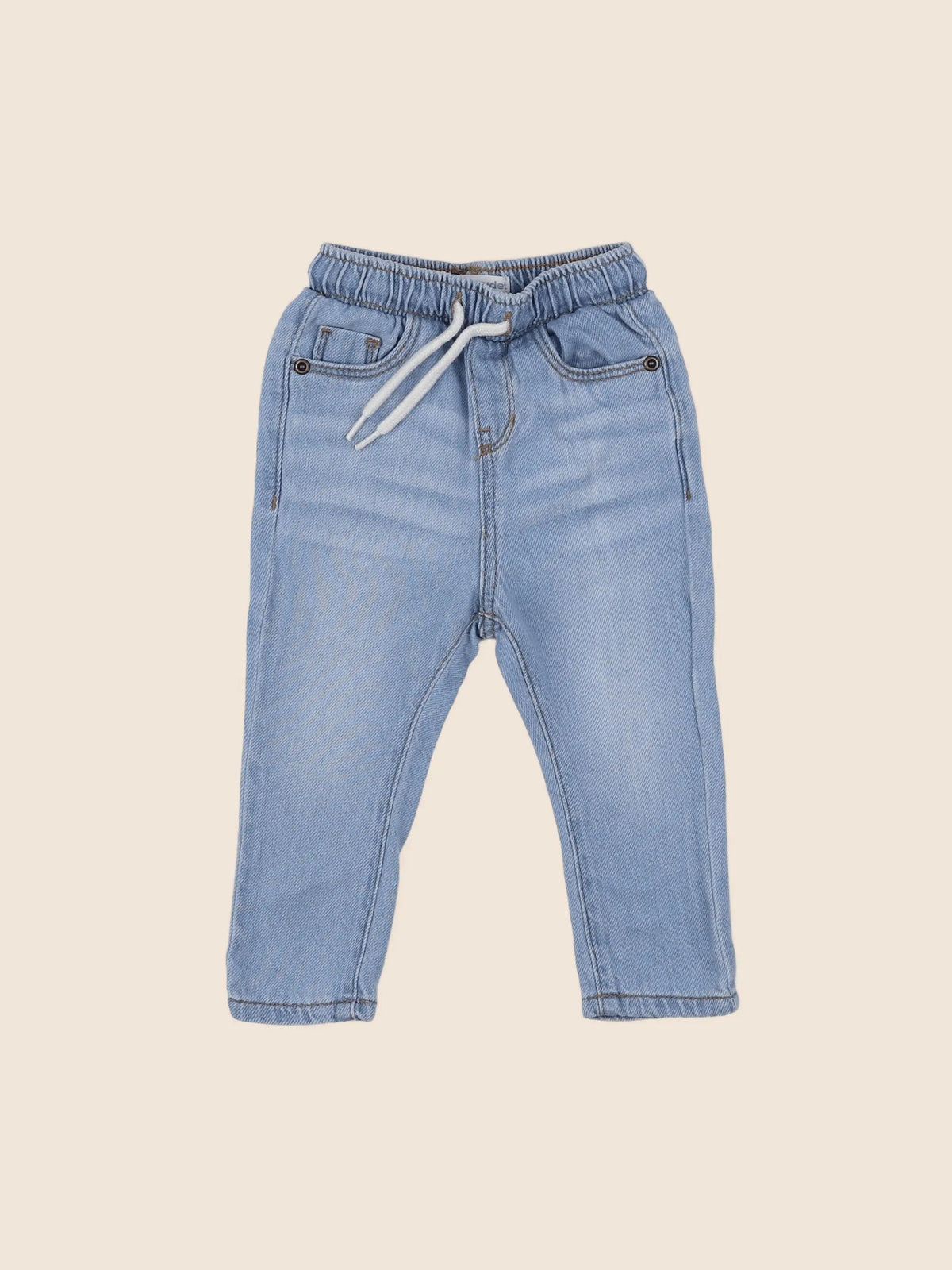 Vertbaudet - pantalon bleu - 9 mois
