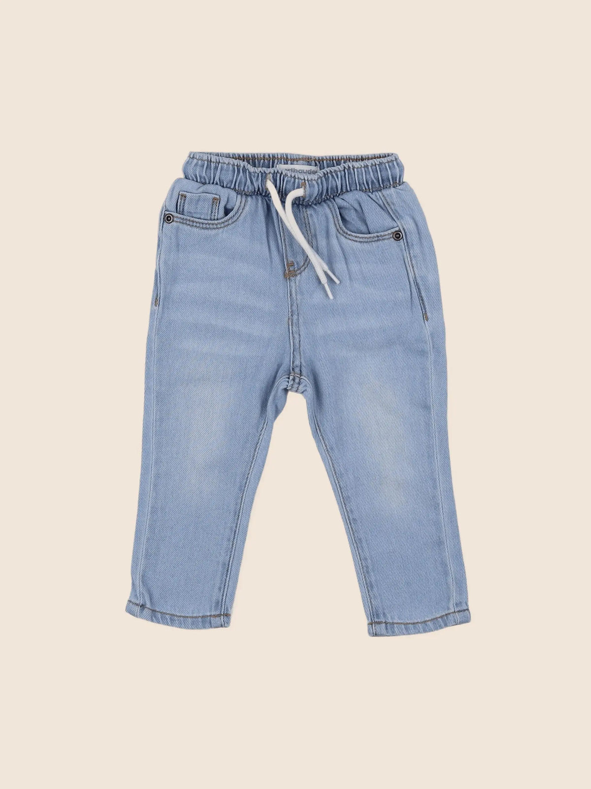 Vertbaudet - pantalon bleu - 6 mois