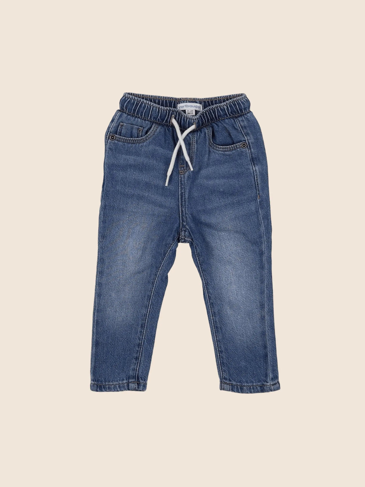 Vertbaudet - pantalon bleu - 9 mois