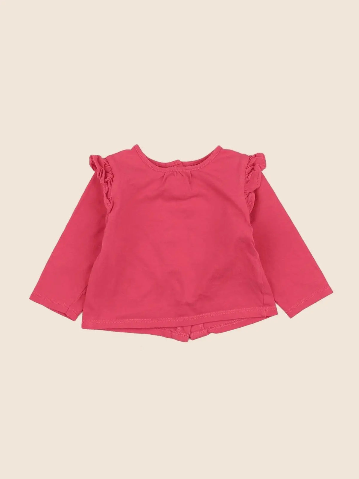 Vertbaudet - tee-shirt rose - 6 mois