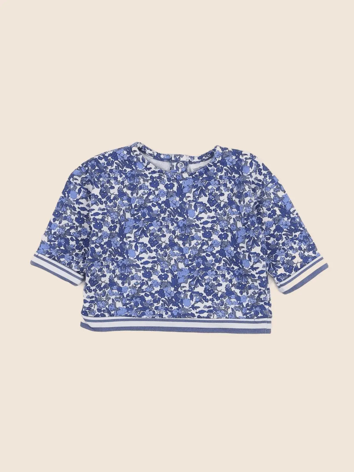 Vertbaudet - sweat bleu - 3 mois