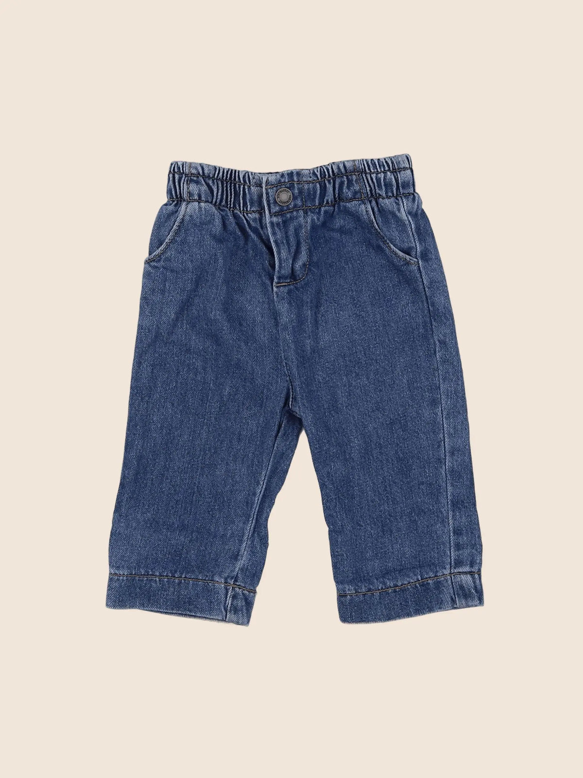 Vertbaudet - jean bleu - 6 mois