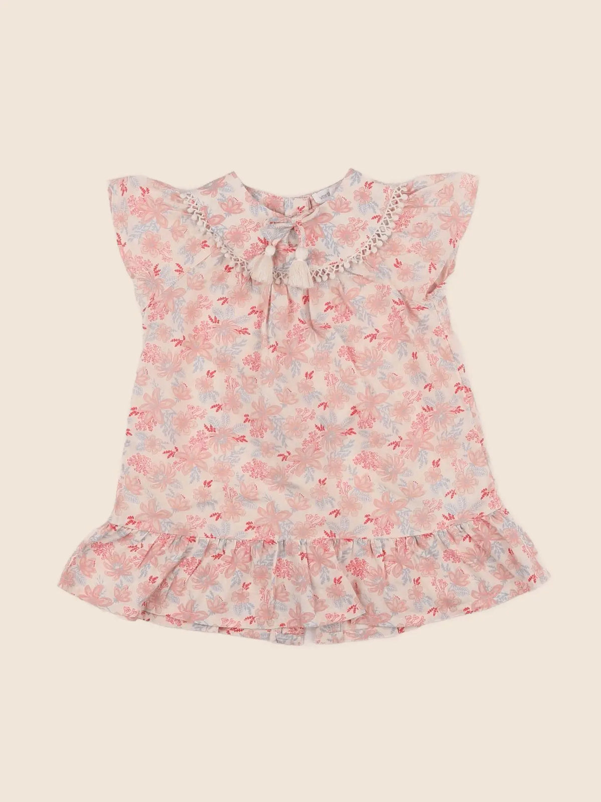 Vertbaudet - robe rose - 12 mois