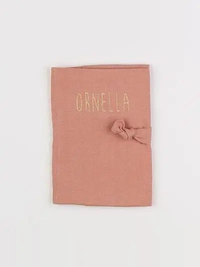 Petit Picotin - "ORNELLA" protège carnet de santé rose -