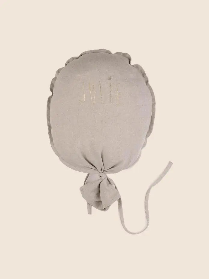 Petit Picotin - "JULIE" décoration murale ballon beige -