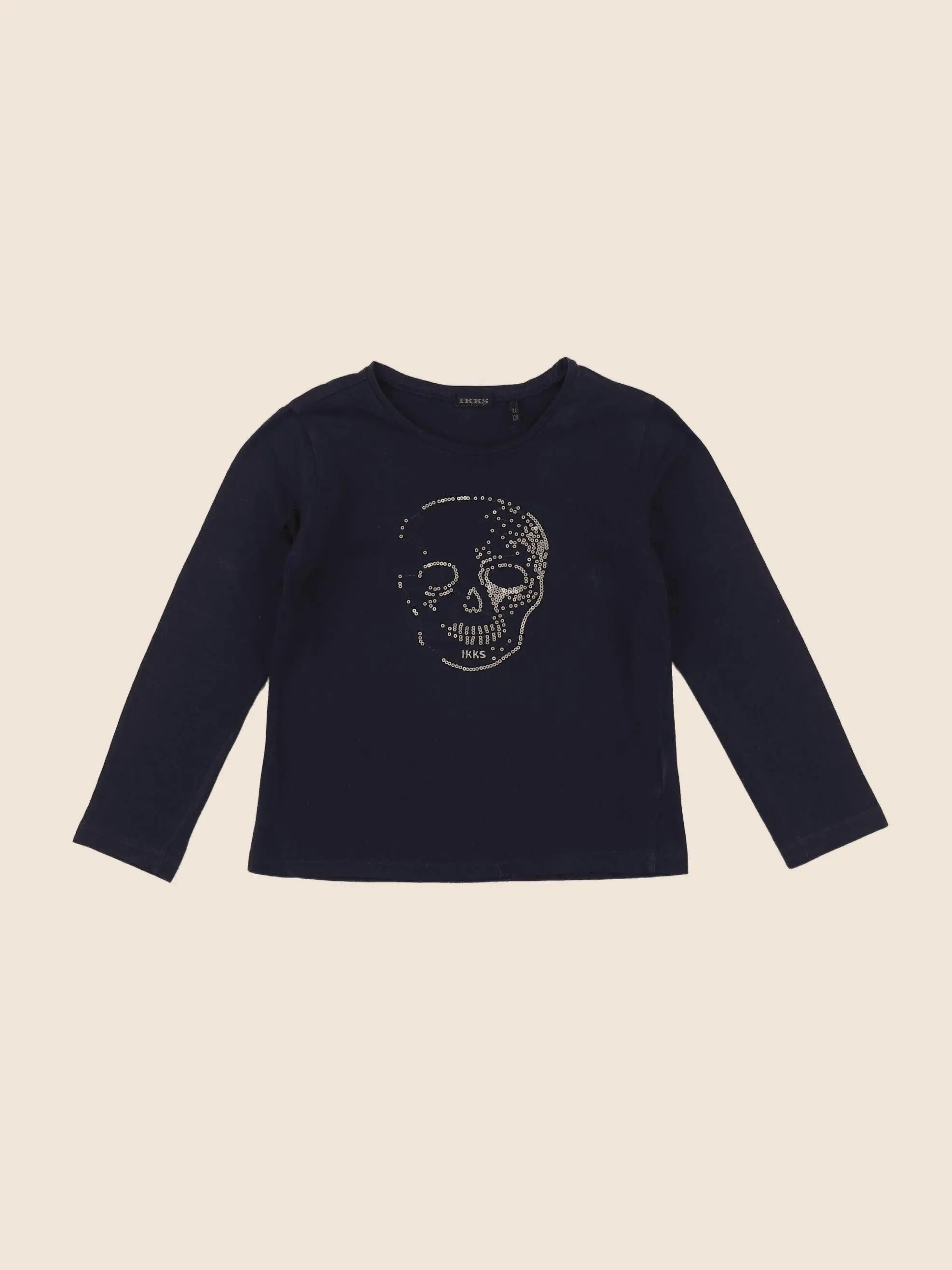 IKKS - tee-shirt gris, or - 8 ans