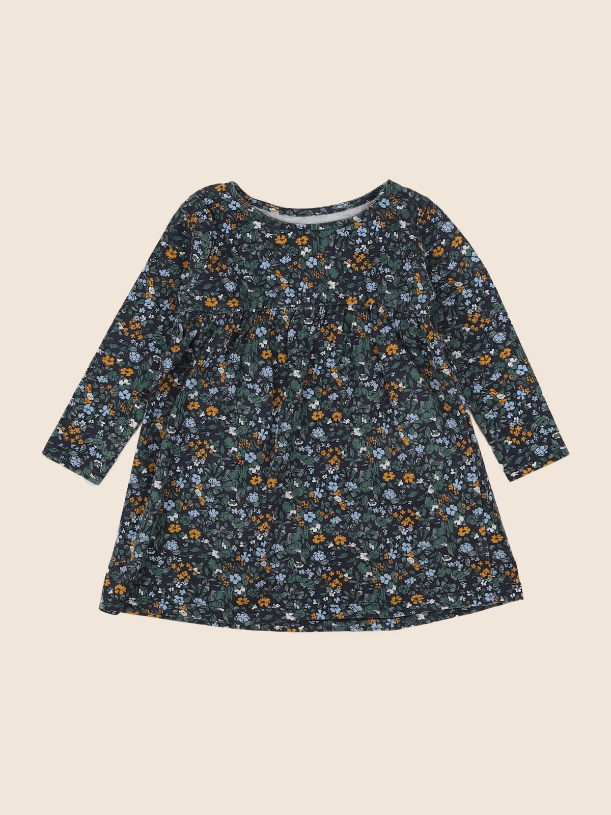 Vertbaudet - robe vert - 2 ans
