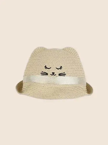 Vertbaudet - chapeau beige - 3/6 mois