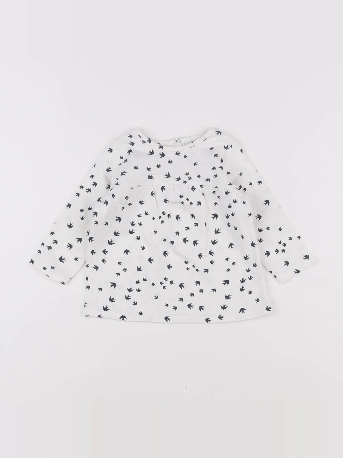 Vertbaudet - tee-shirt blanc - 6 mois