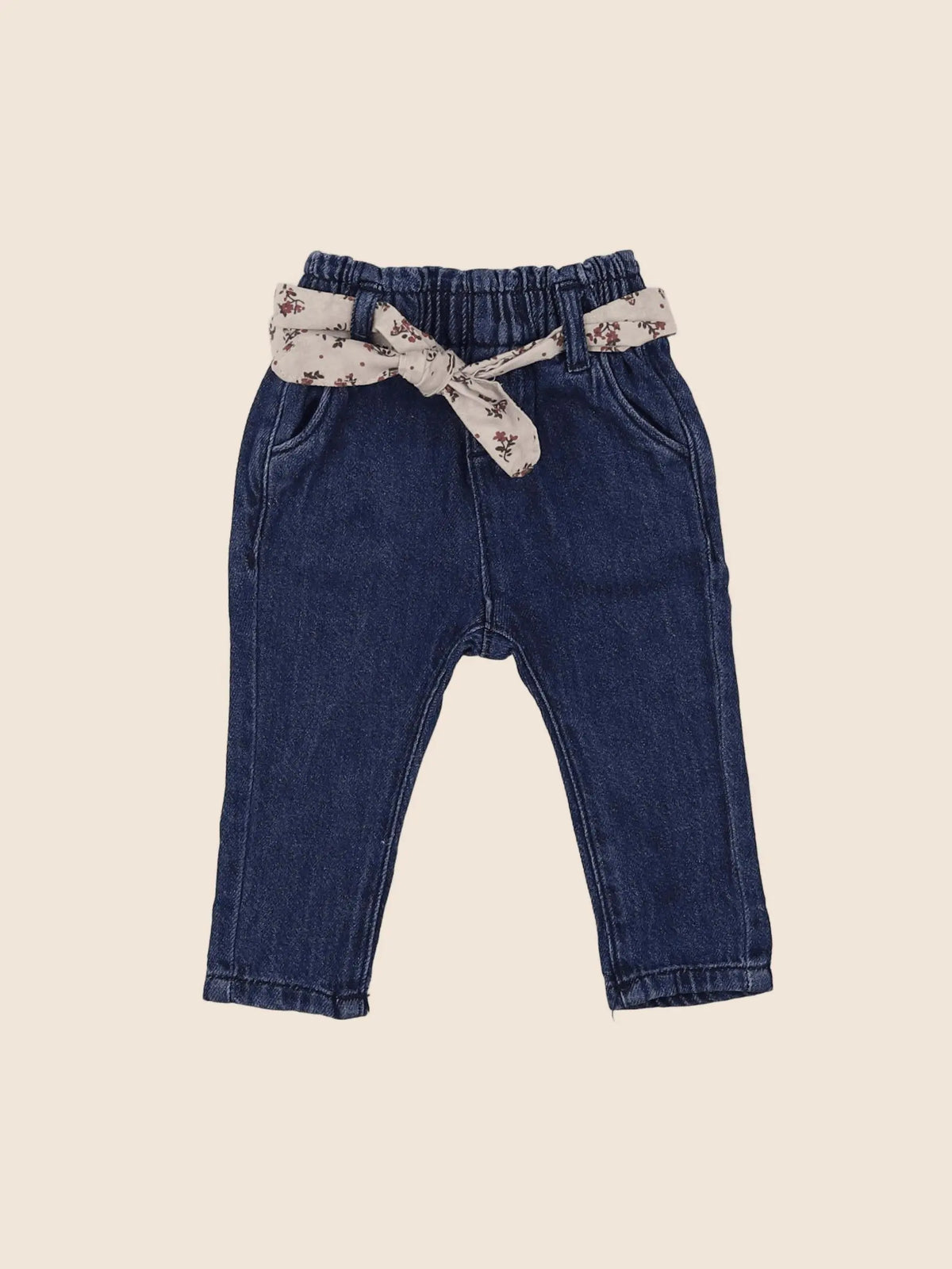 Vertbaudet - jean bleu - 3 mois