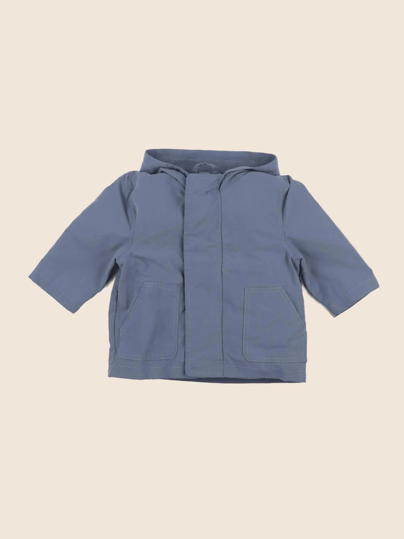 Vertbaudet - parka bleu - 6 mois