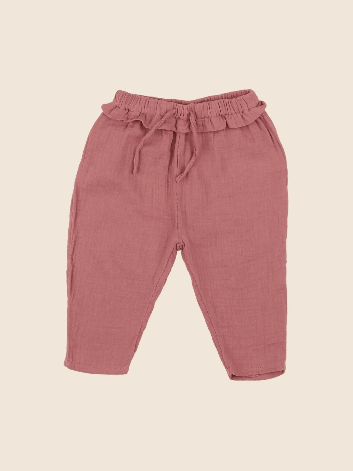 Vertbaudet - pantalon rose - 12 mois