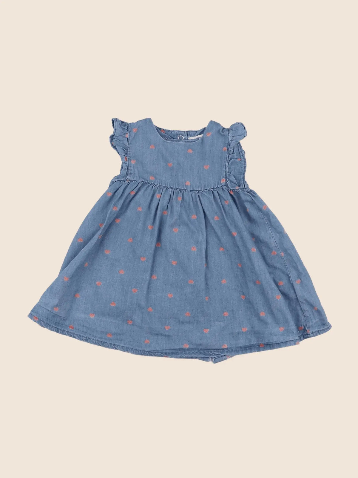 Vertbaudet - robe bleu - 12 mois
