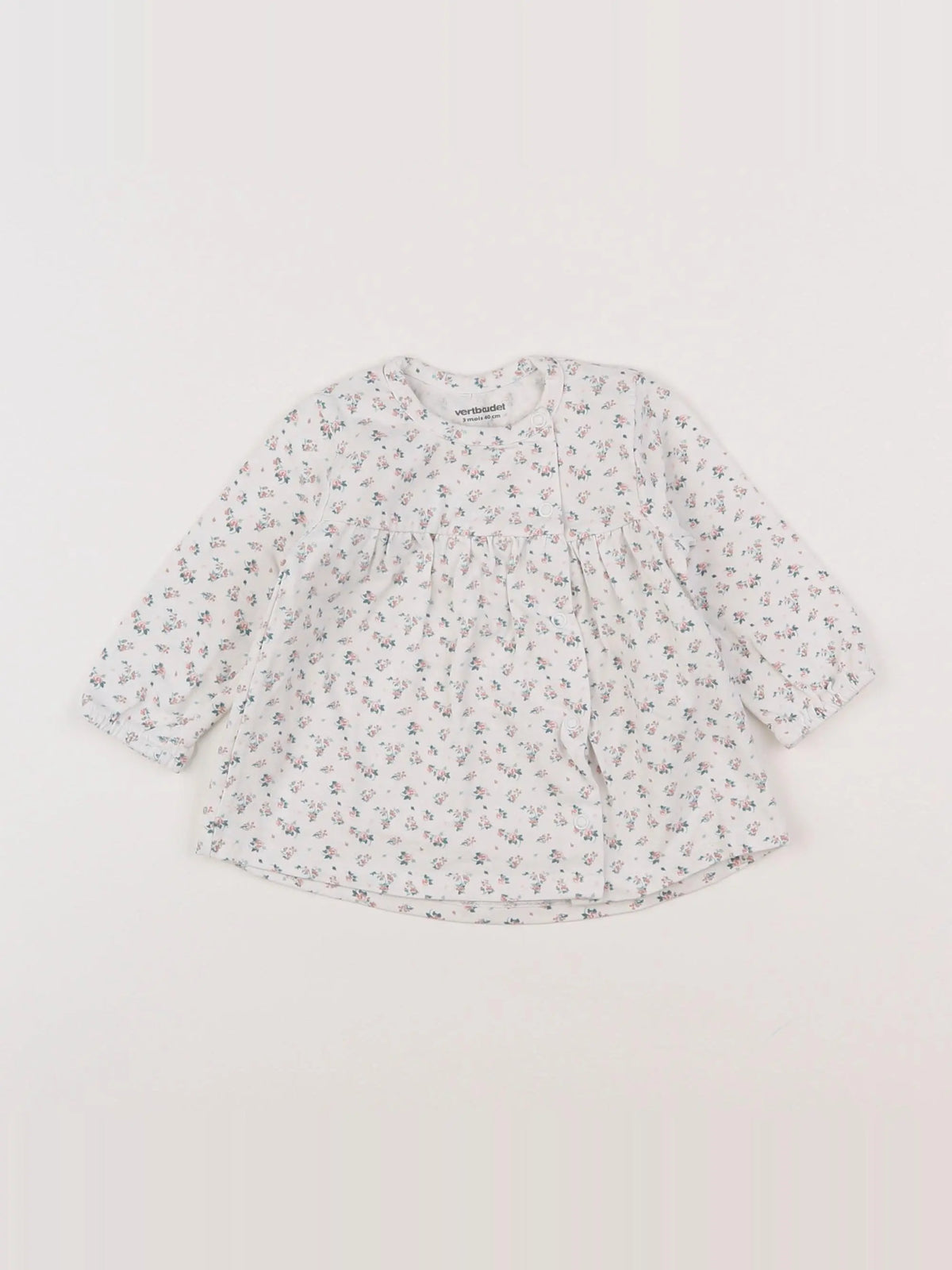 Vertbaudet - robe blanc - 3 mois