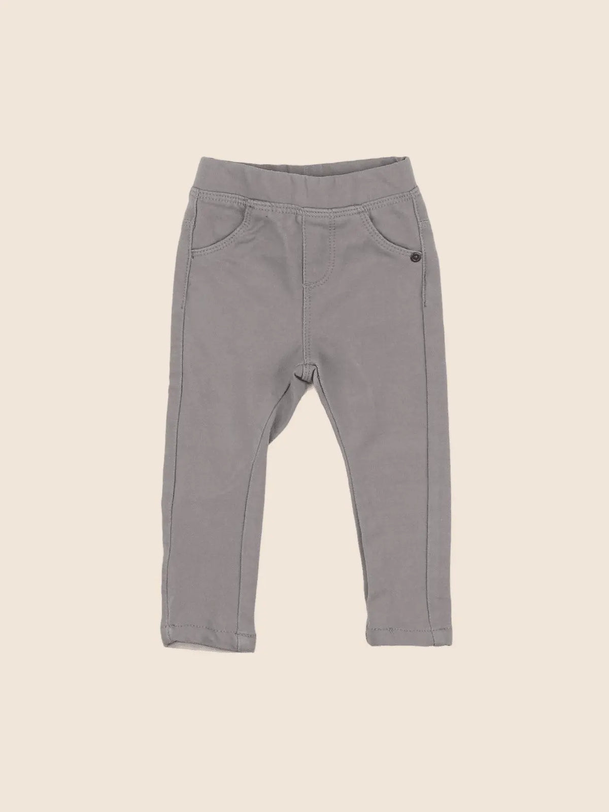 Vertbaudet - jegging gris - 9 mois