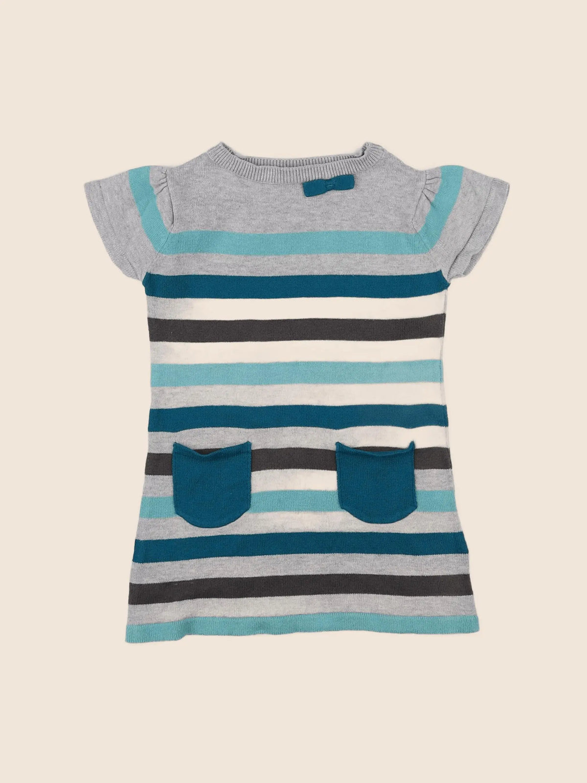 Vertbaudet - robe gris - 2 ans