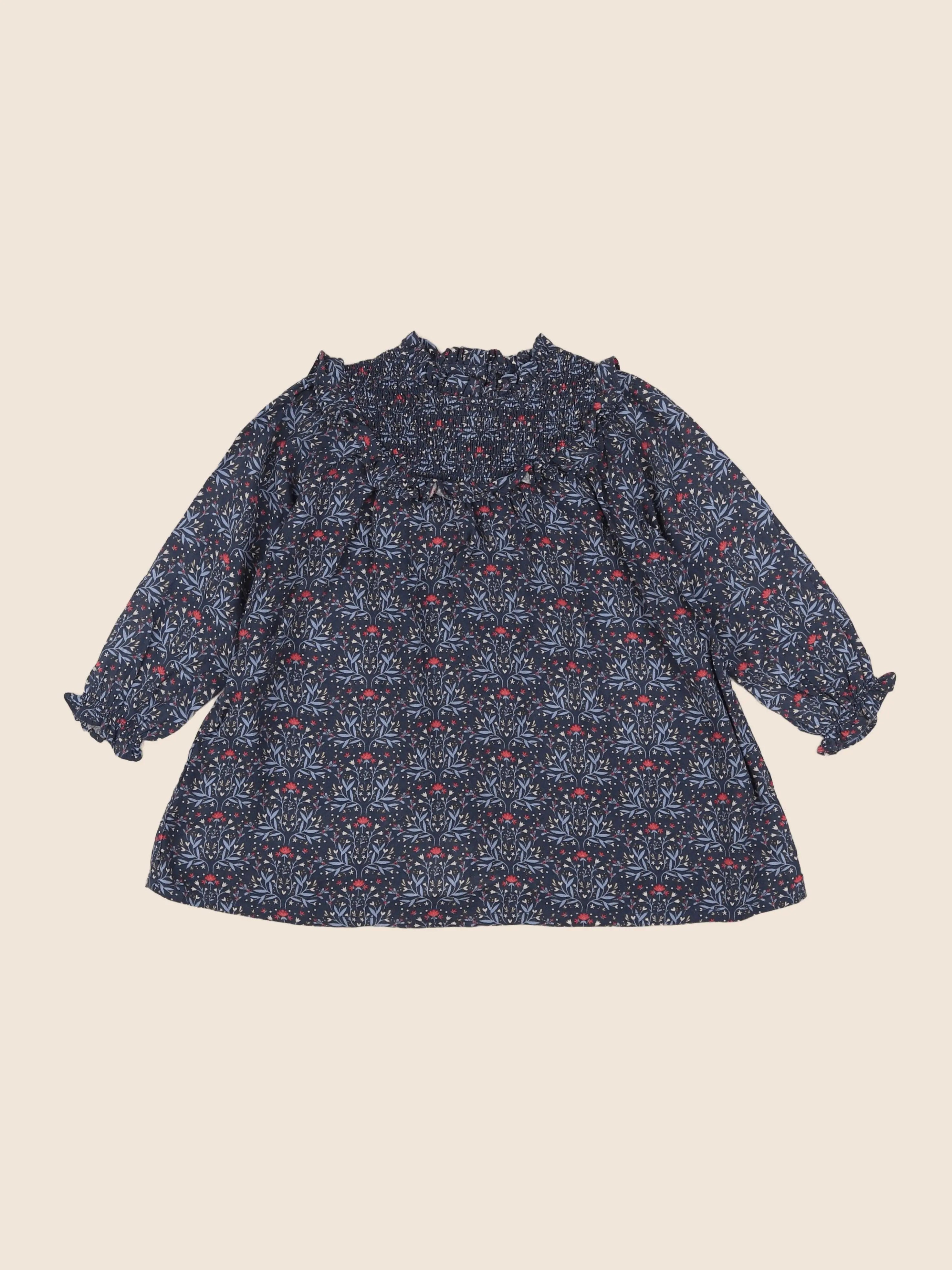 Vertbaudet - robe bleu - 2 ans