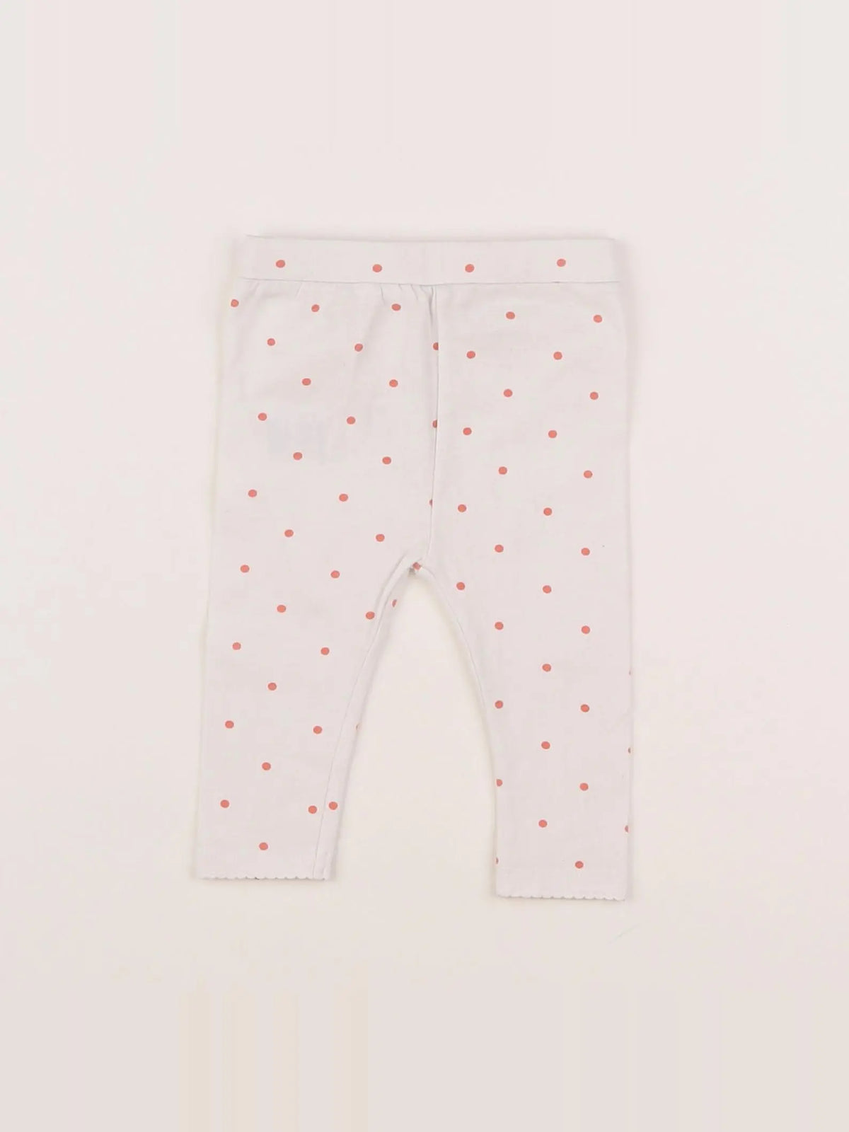 Vertbaudet - legging blanc - 6 mois