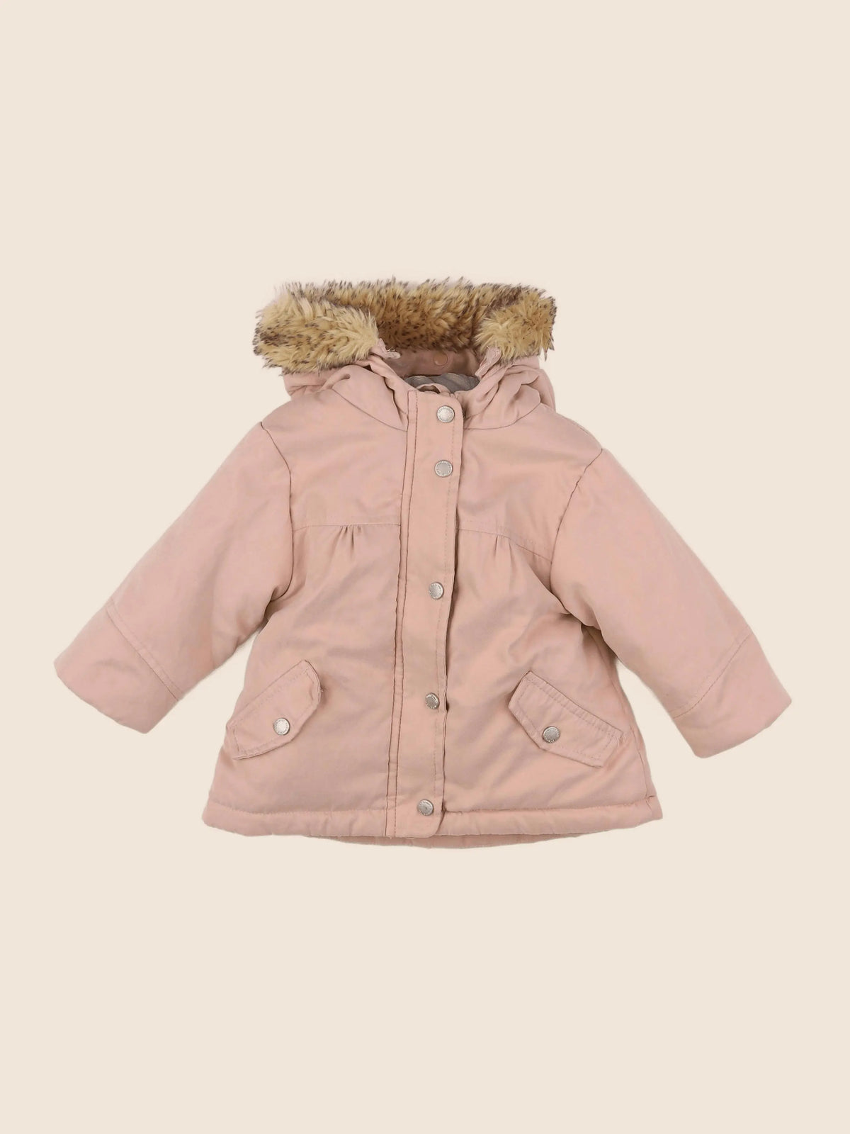 Vertbaudet - parka rose - 9 mois