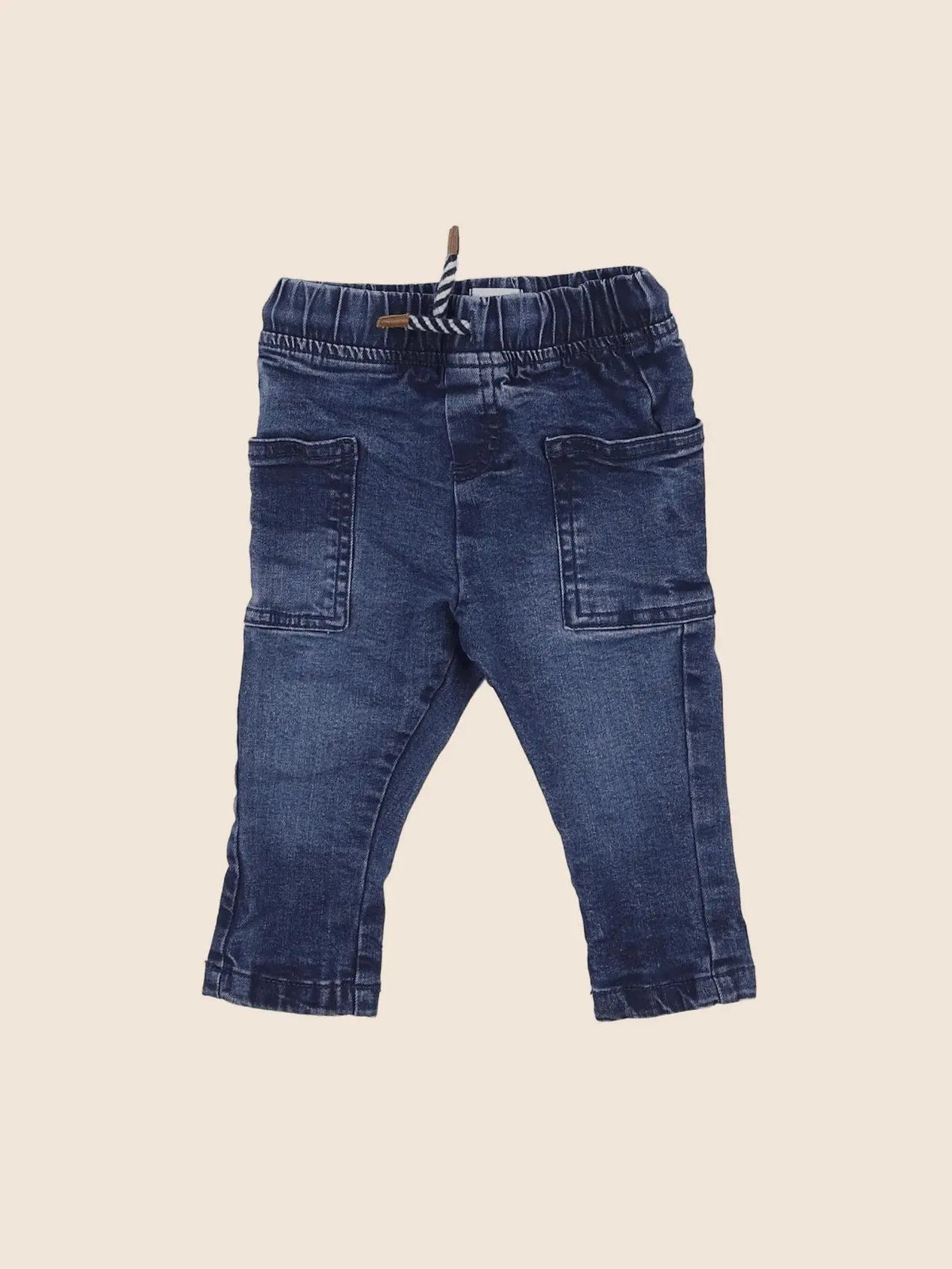 Vertbaudet - jean bleu - 9 mois