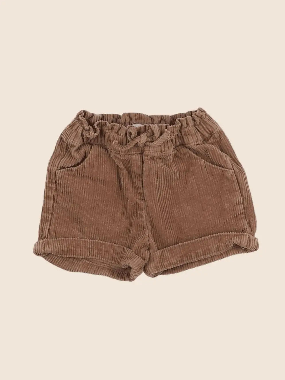 Vertbaudet - short marron - 12 mois