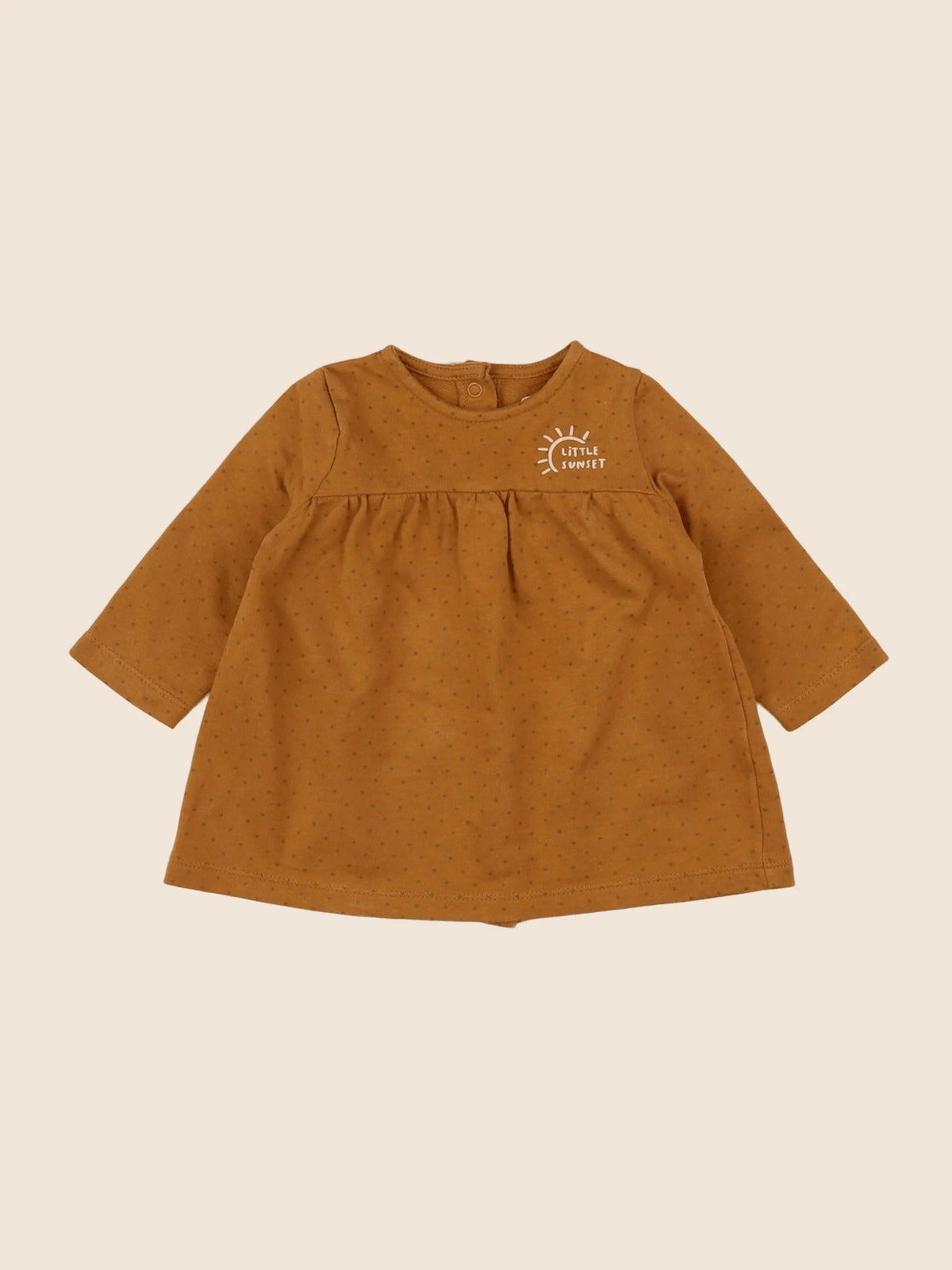 Vertbaudet - robe orange - 6 mois