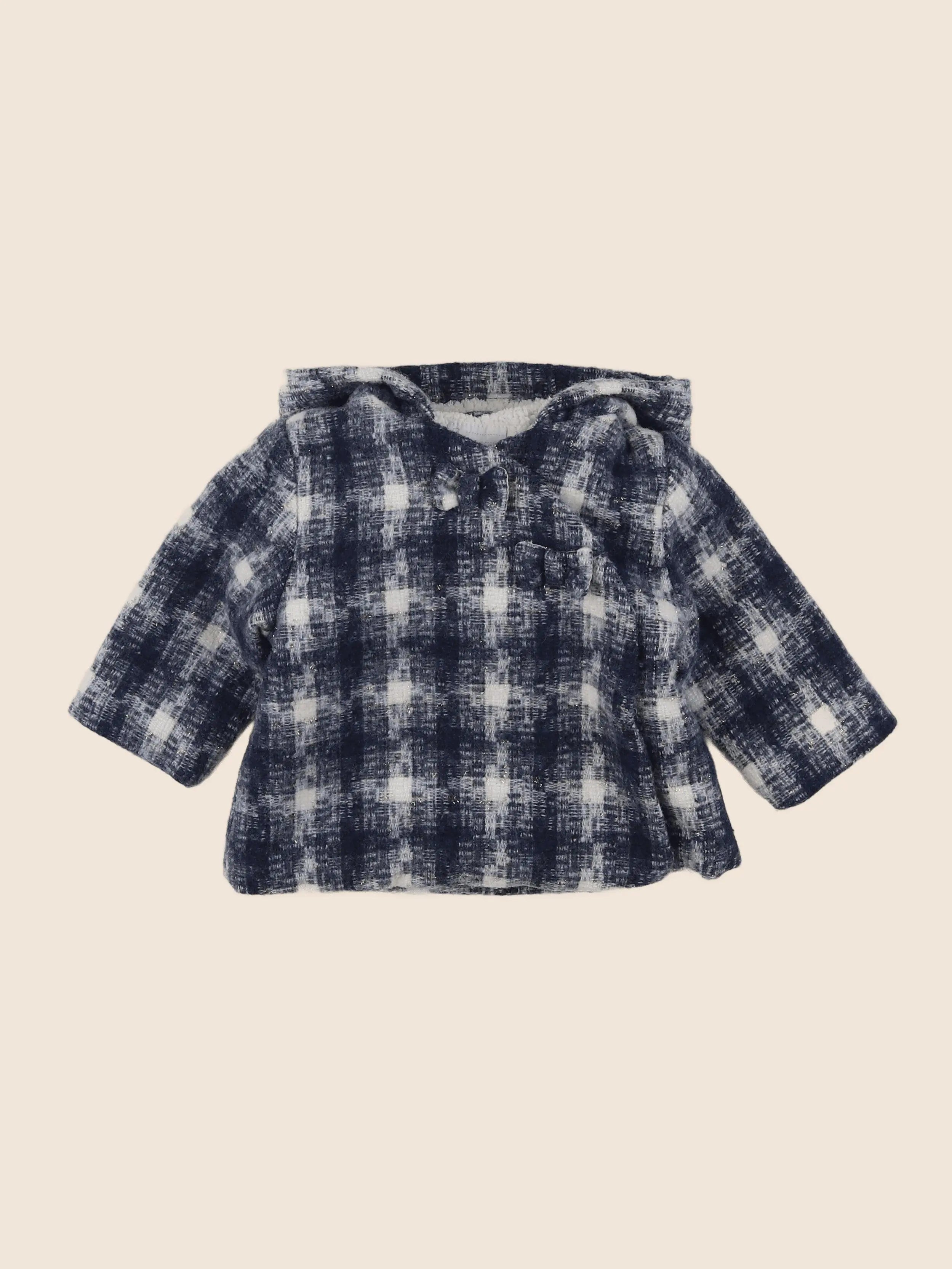 Vertbaudet - veste bleu, or - 12 mois