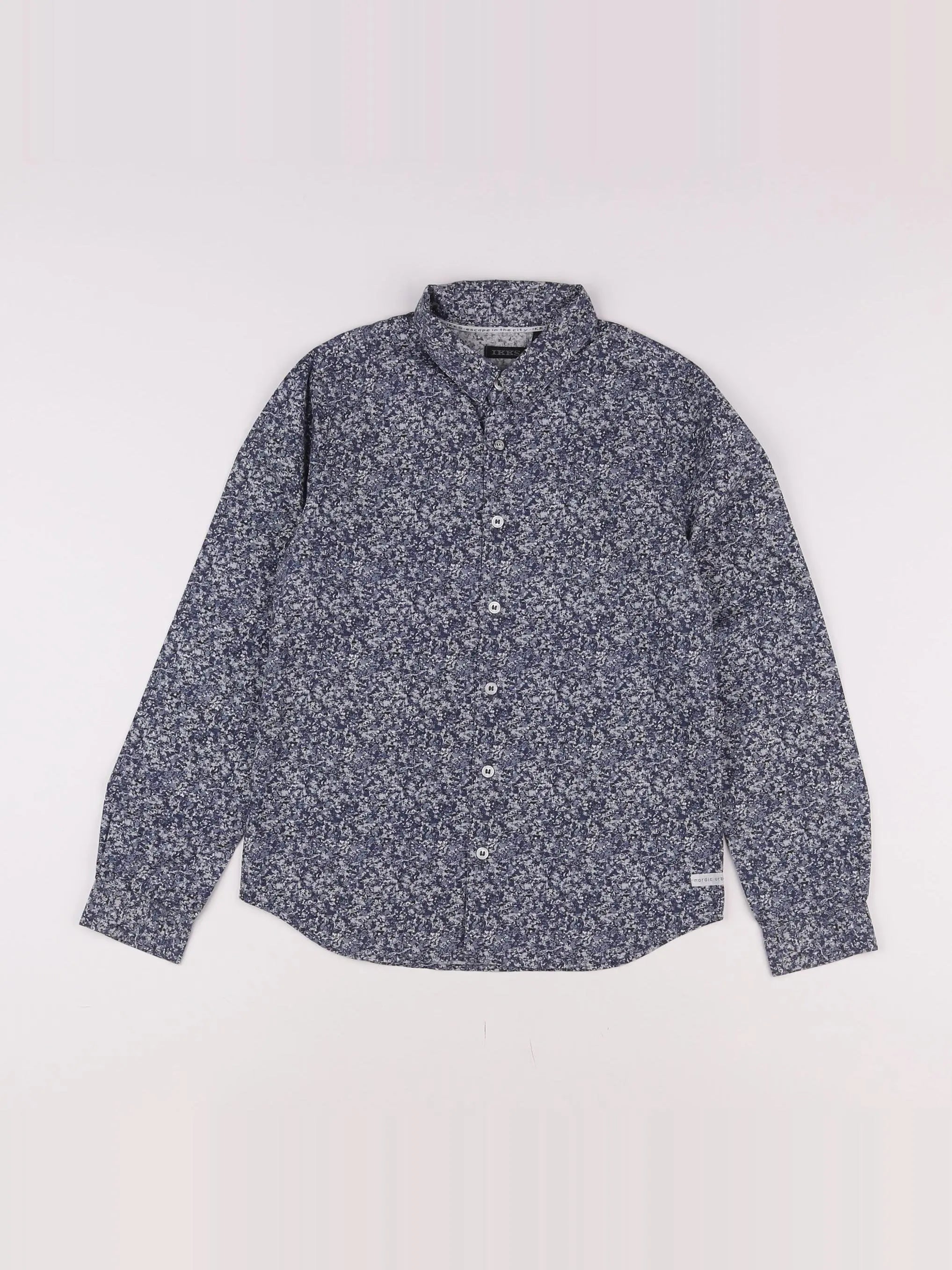 IKKS - chemise bleu - 10 ans