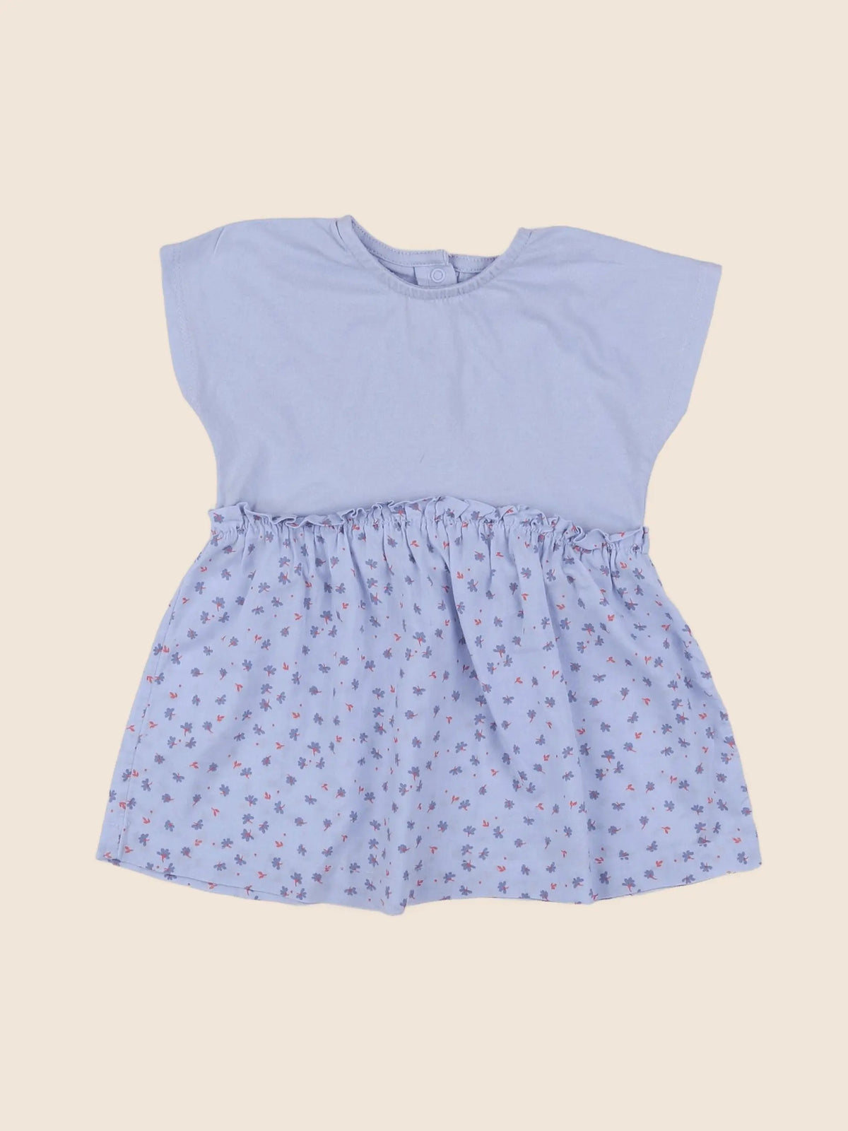 Vertbaudet - robe bleu - 9 mois