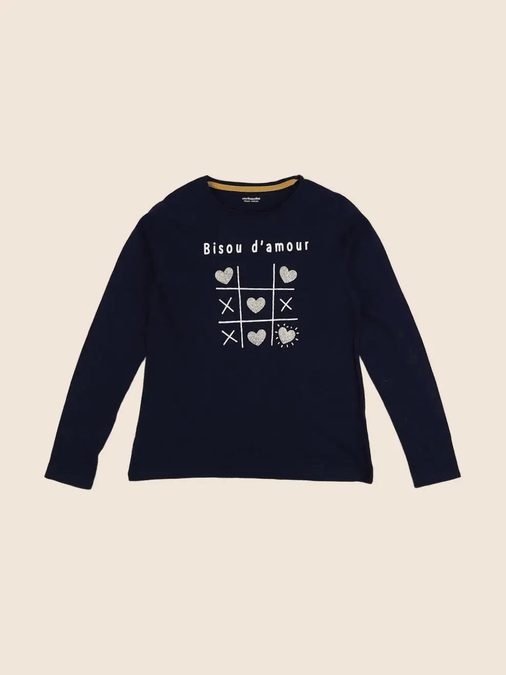 Vertbaudet - tee-shirt bleu - 10 ans