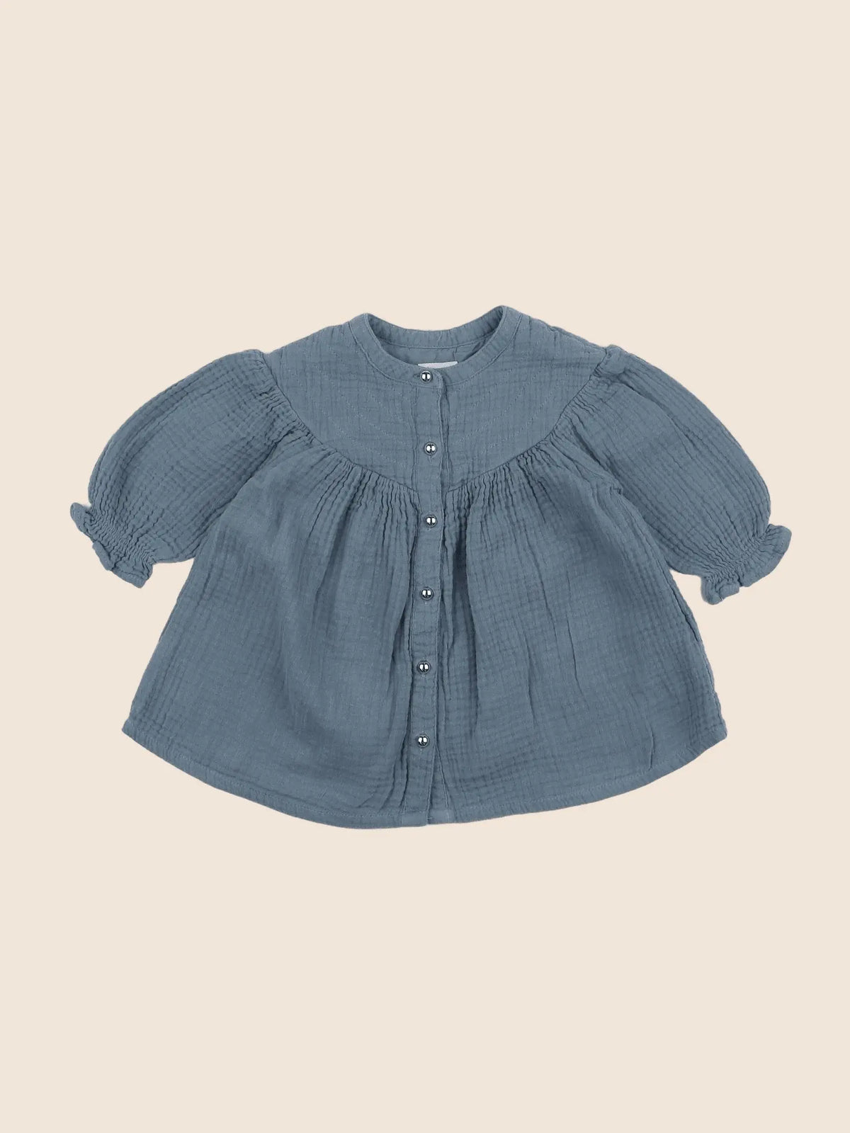 Vertbaudet - robe bleu - 9 mois