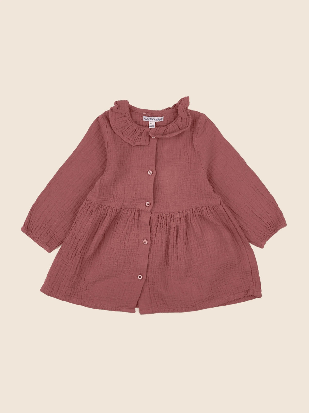 Vertbaudet - robe rose - 18 mois
