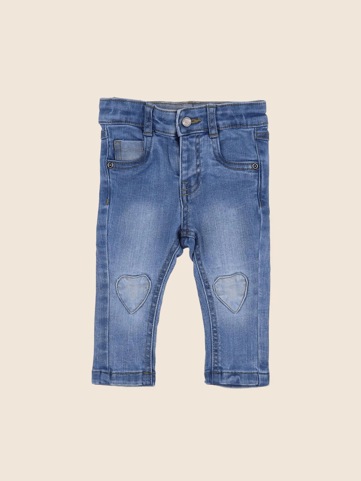 Vertbaudet - jean bleu - 6 mois