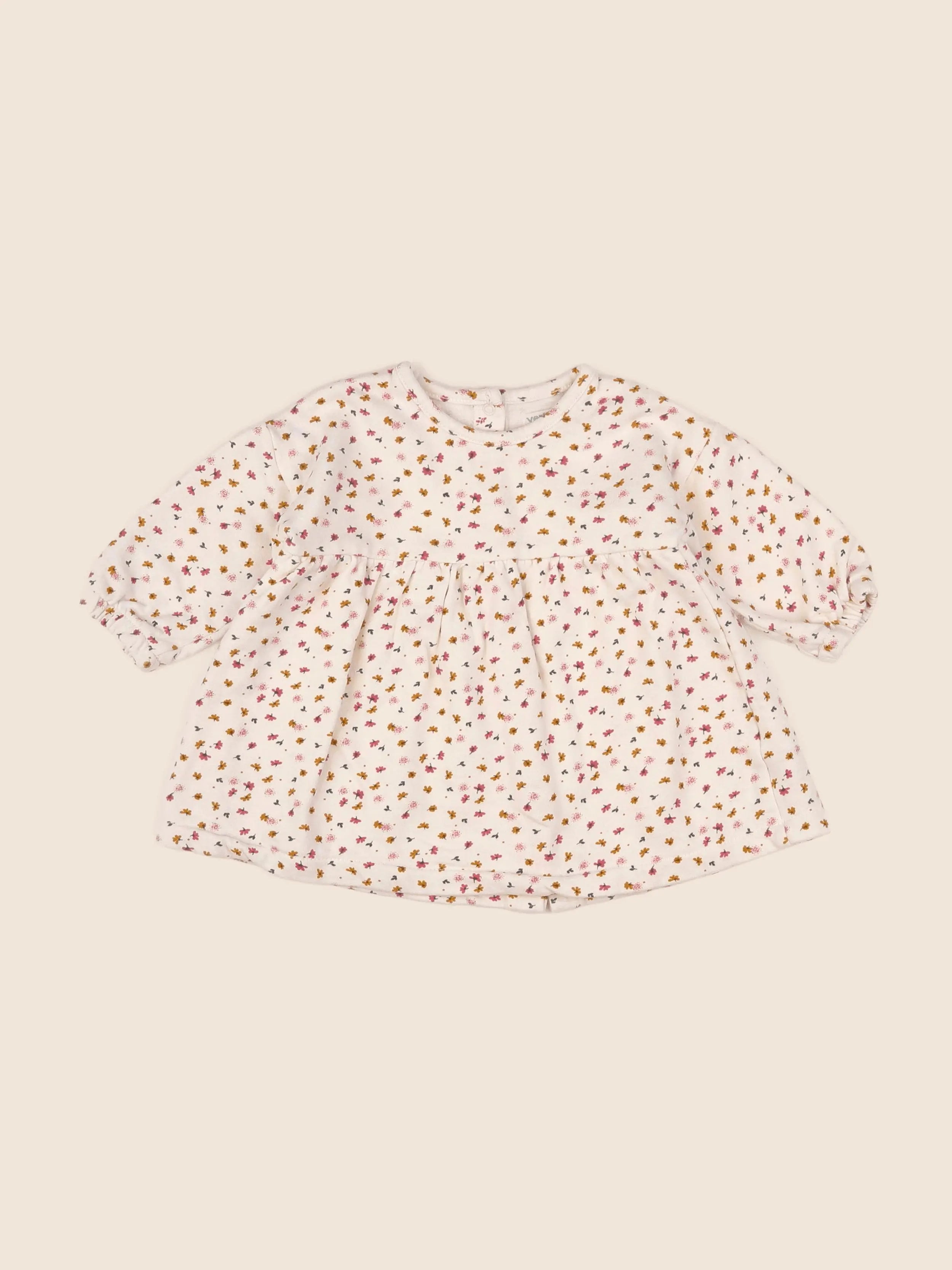 Vertbaudet - robe beige - 18 mois