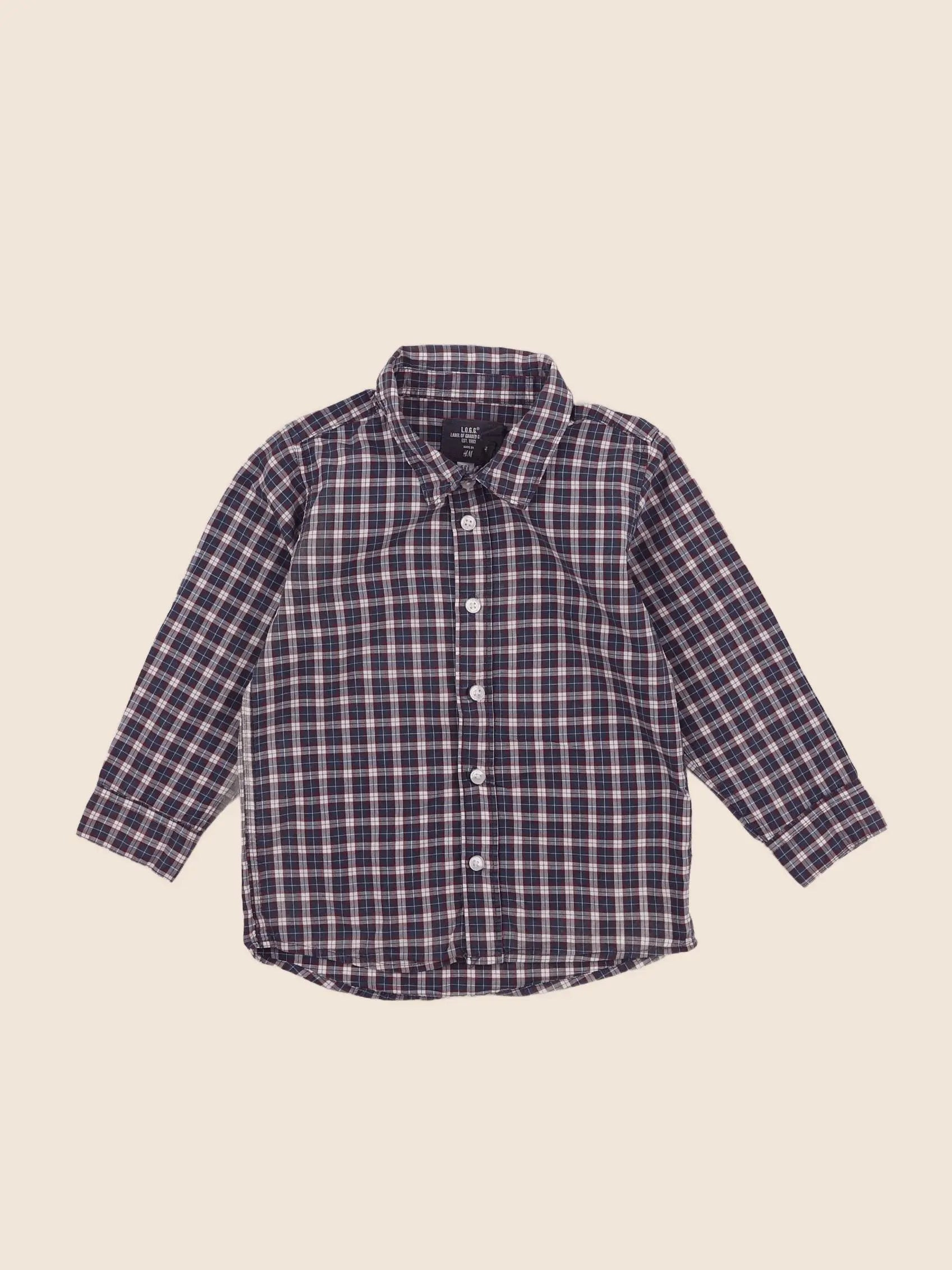 H&M - chemise multicolore - 18 mois à 2 ans