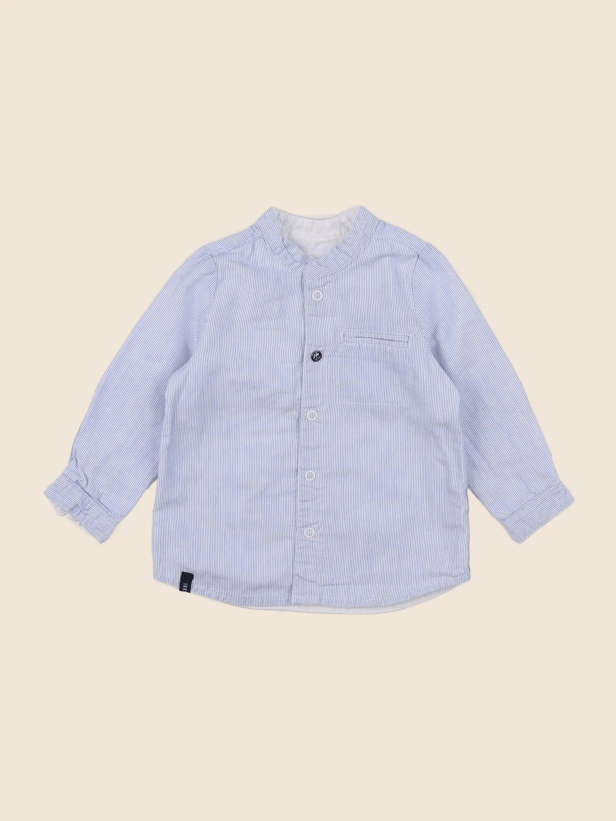 IKKS - chemise bleu - 9/12 mois